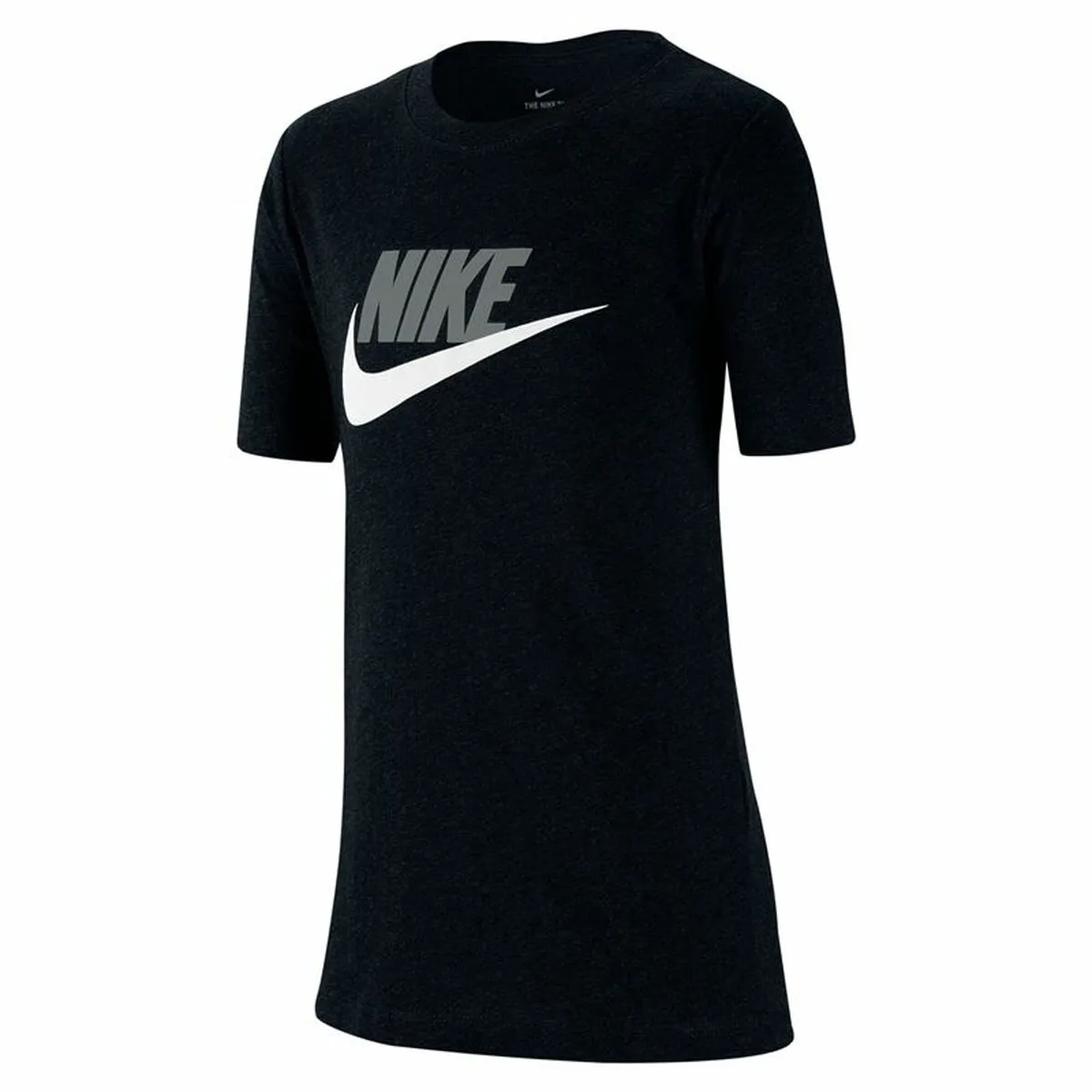 Maglia a Maniche Corte per Bambini Nike Sportswear Nero