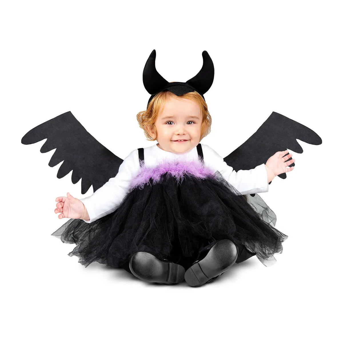 Costume per Neonati My Other Me Nero Demonio (3 Pezzi) Maleficent