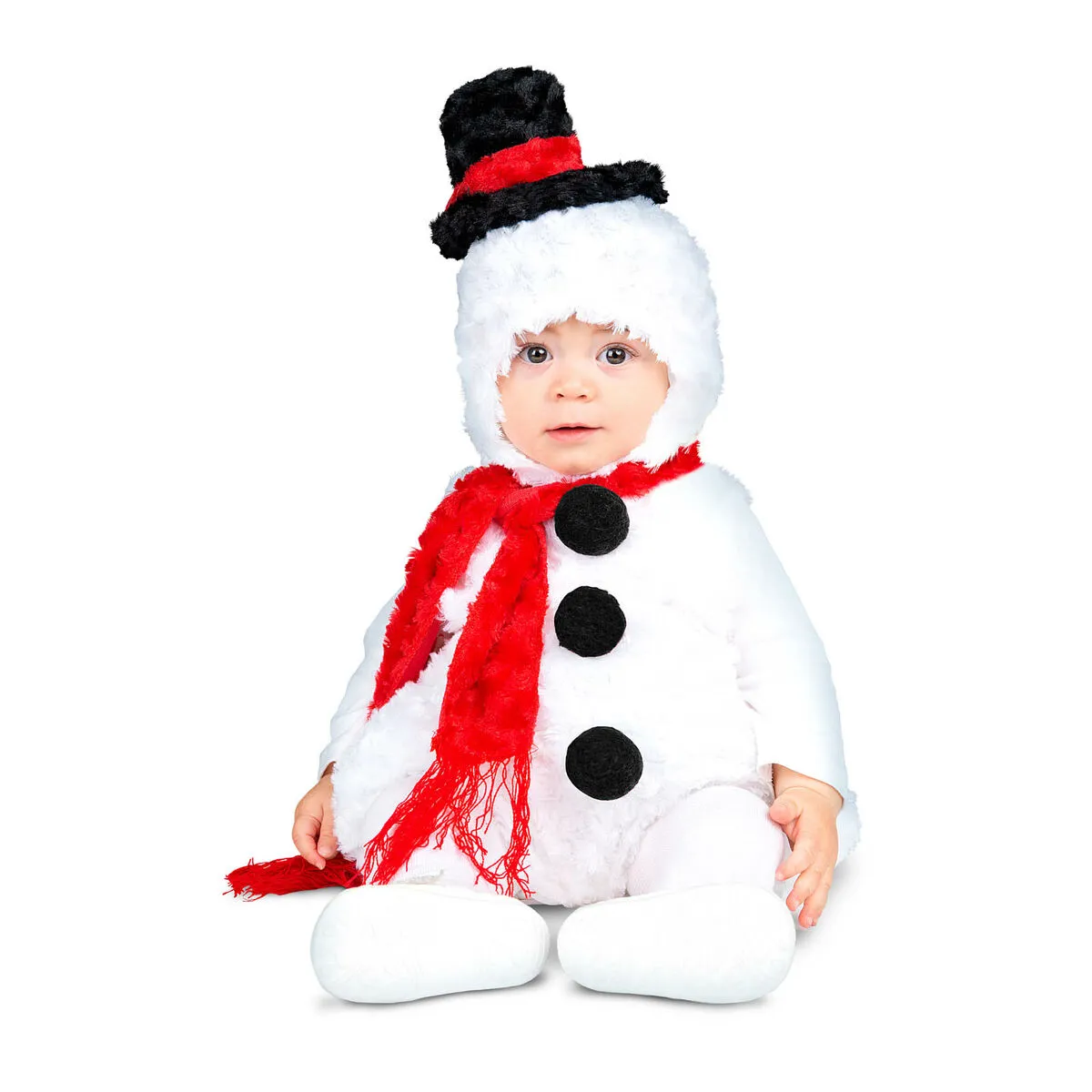 Costume per Bambini My Other Me Pupazzo di Neve 1-2 anni (3 Pezzi)