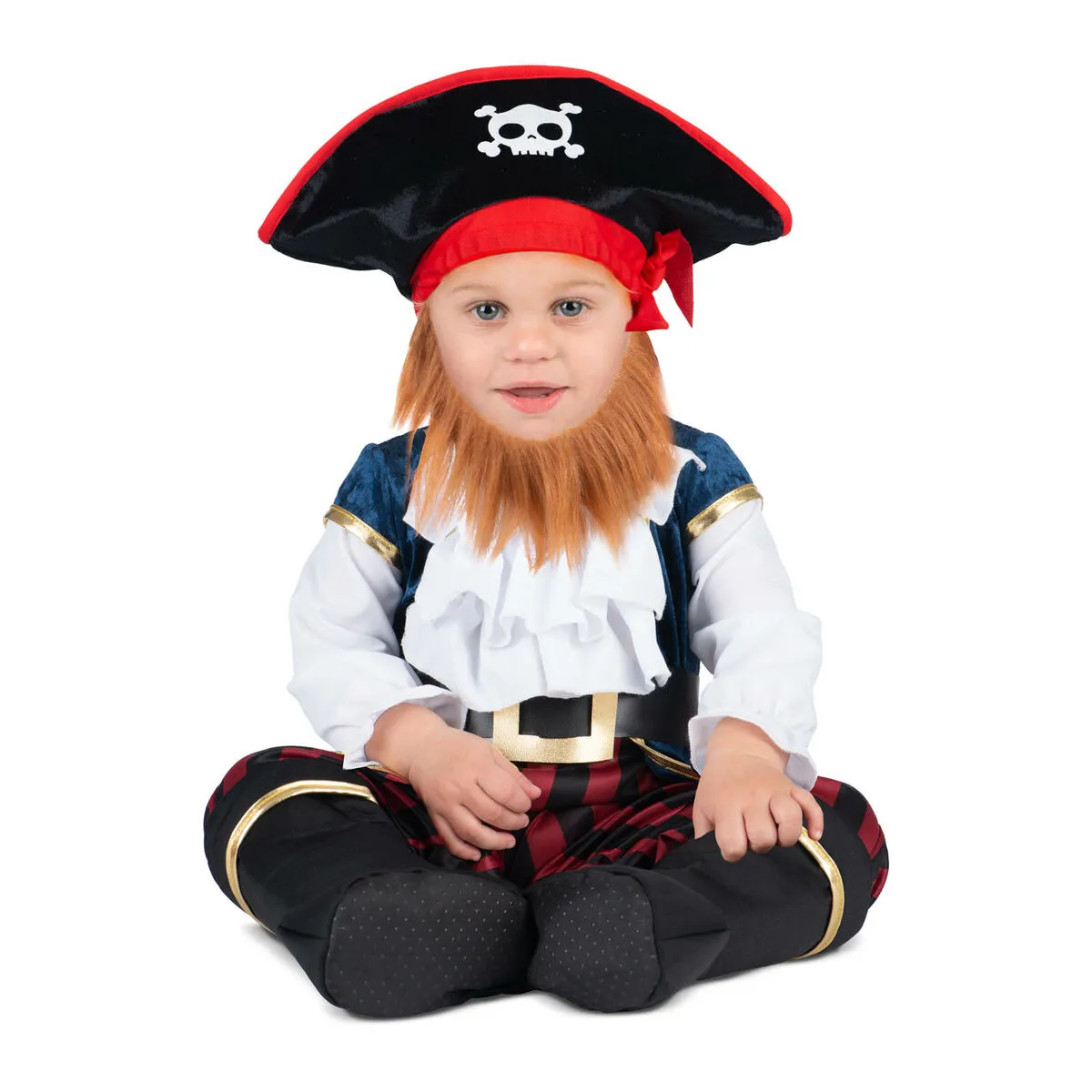 Costume per Neonati My Other Me Pirata Caraibico Bianco Rosso