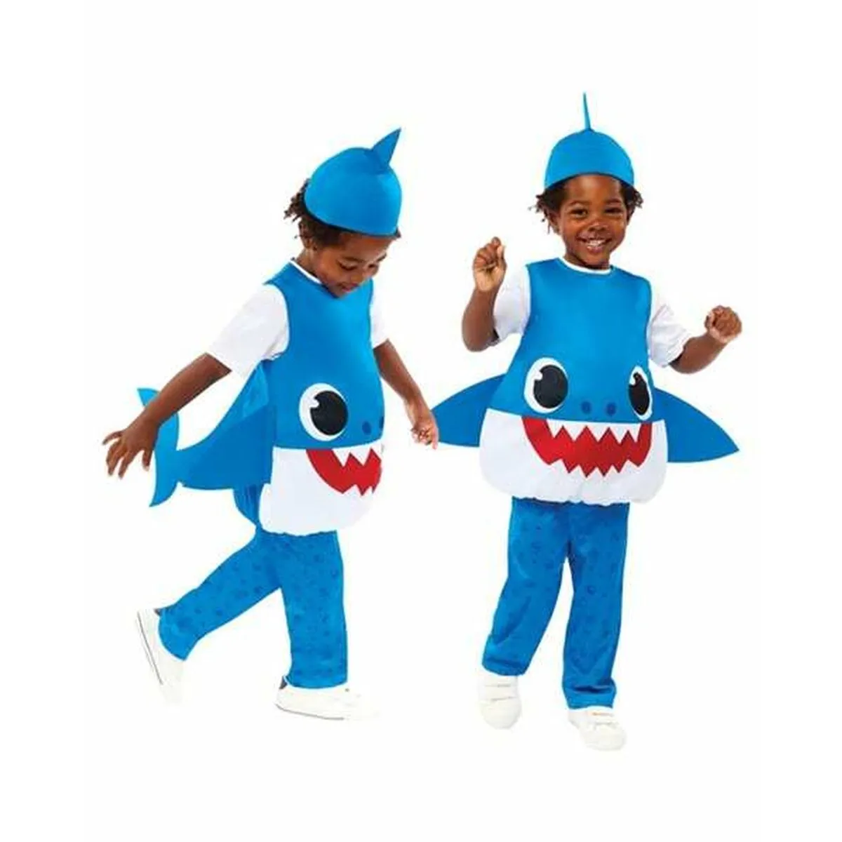 Costume per Bambini Baby Shark Azzurro 3 Pezzi