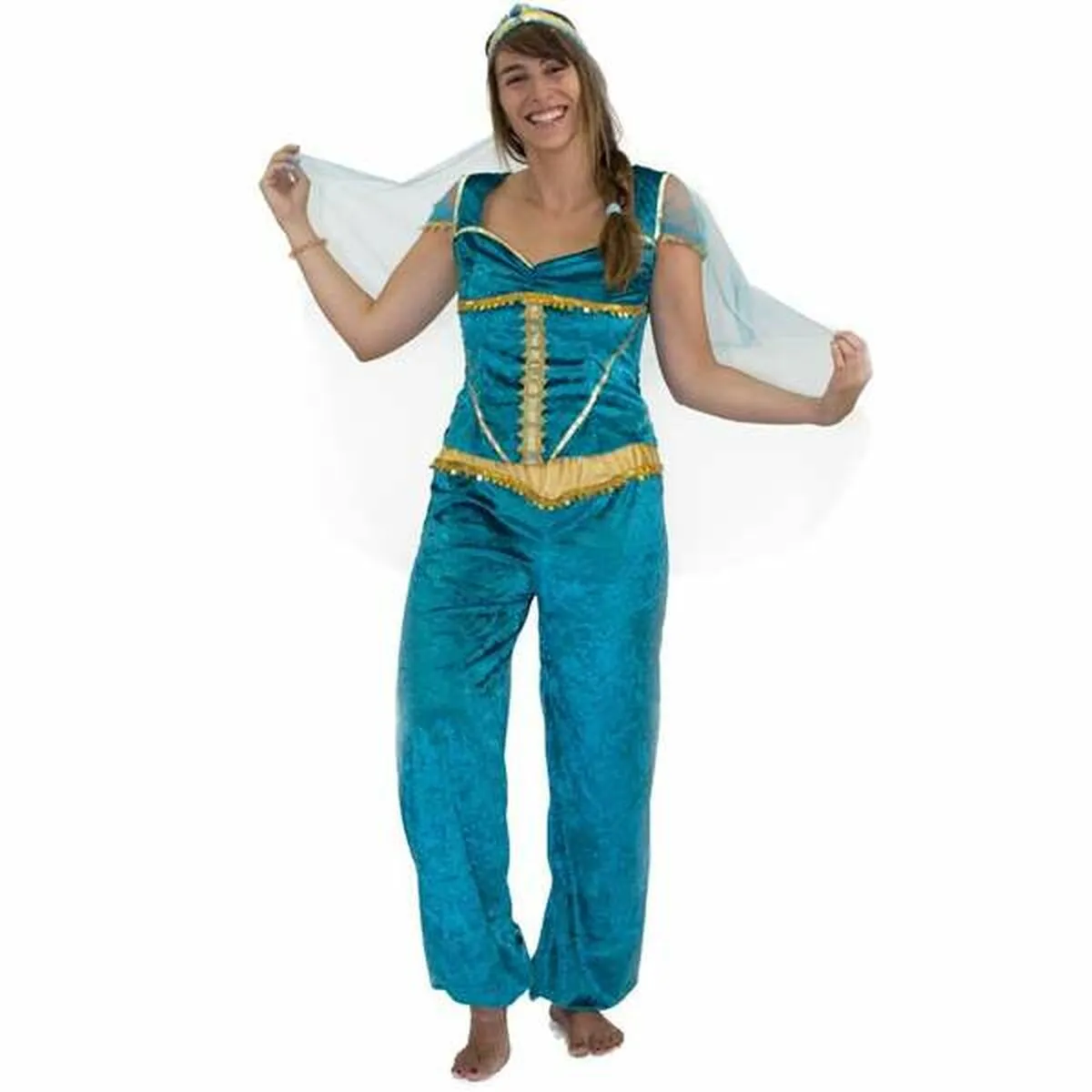 Costume per Adulti Limit Costumes Jasmin Azzurro