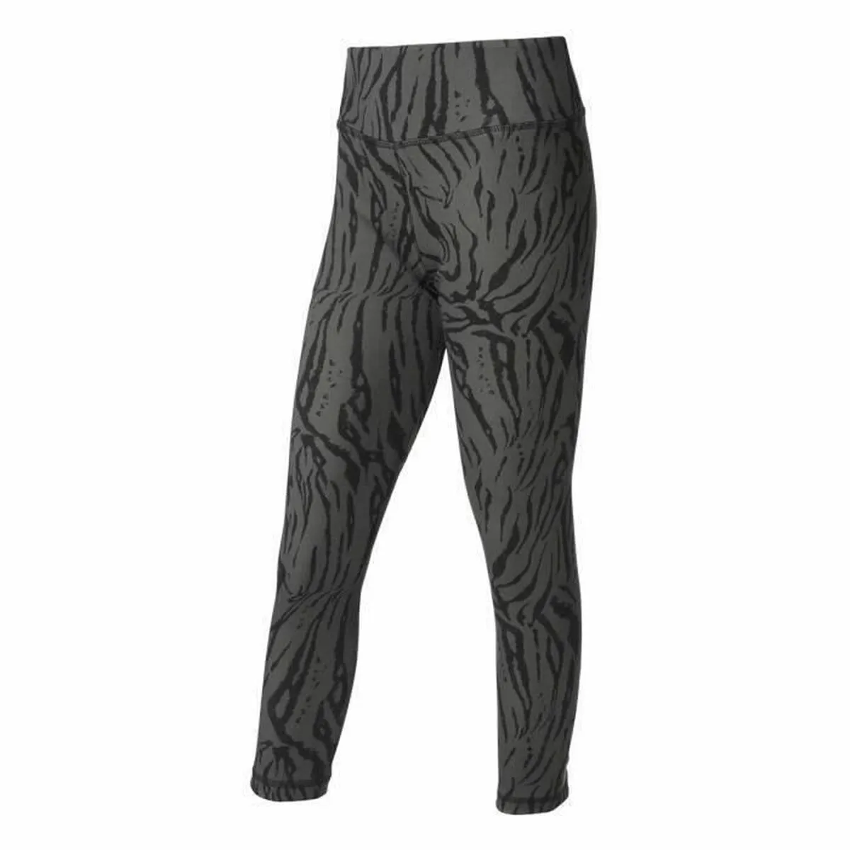 Leggings Sportivi per Bambini Adidas Aeroready Sport Icon Optime Grigio Nero