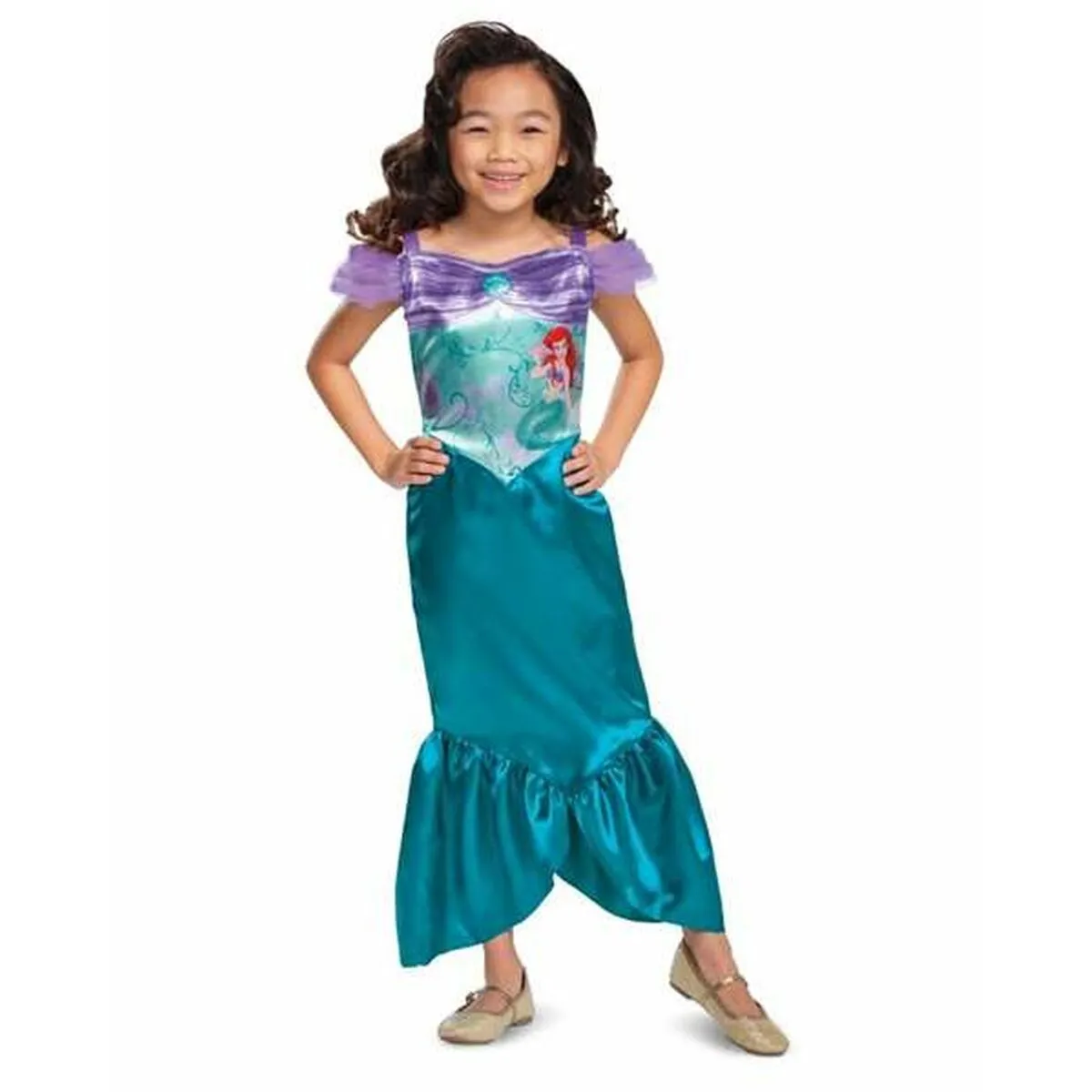 Costume per Bambini Princesses Disney Ariel Basic Plus