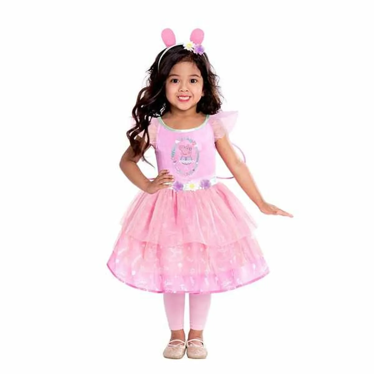 Costume per Bambini Peppa Pig 3 Pezzi