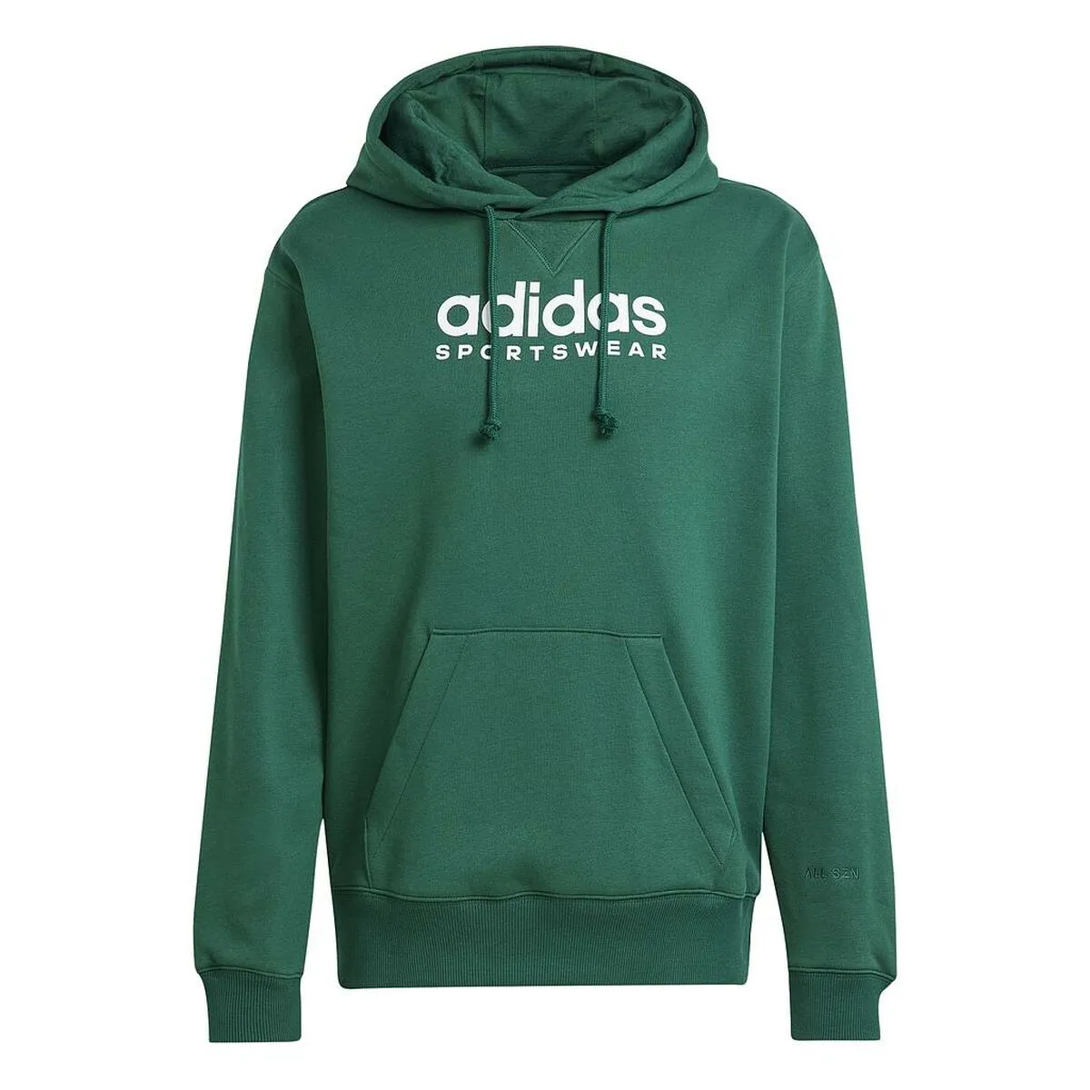 Felpa con Cappuccio Uomo Adidas ALL SZN G HDY IJ9426 Verde