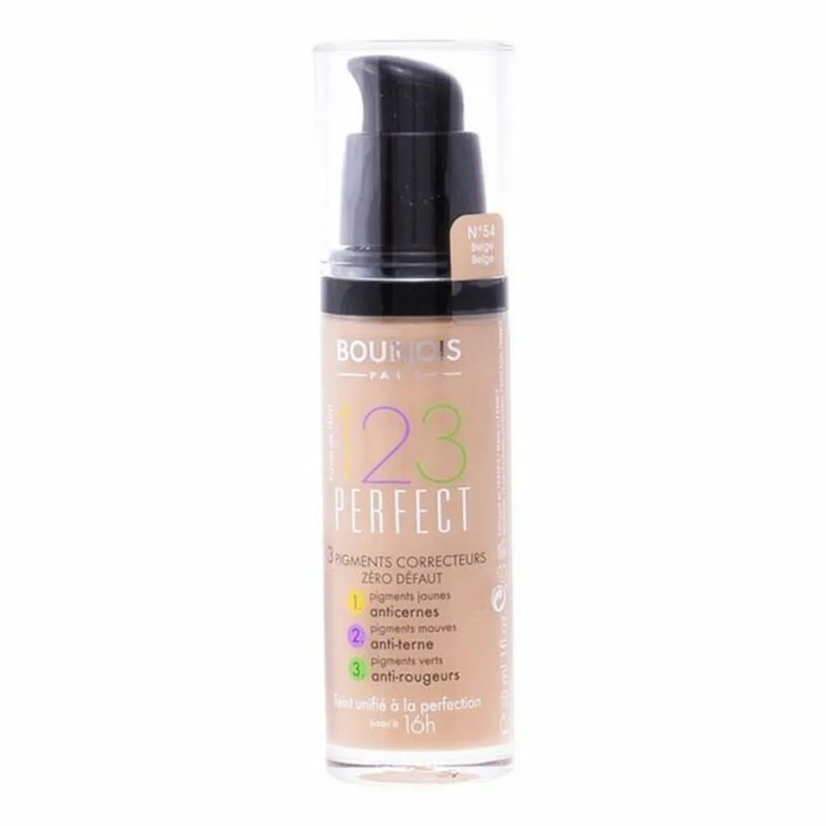 Fondotinta Liquido 123  Perfect Bourjois Spf 10 (30 ml)