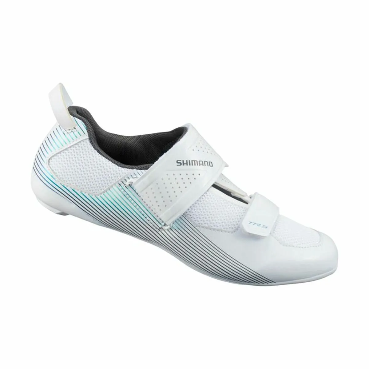 Scarpe da ciclismo Shimano Tri TR501 Bianco Azzurro