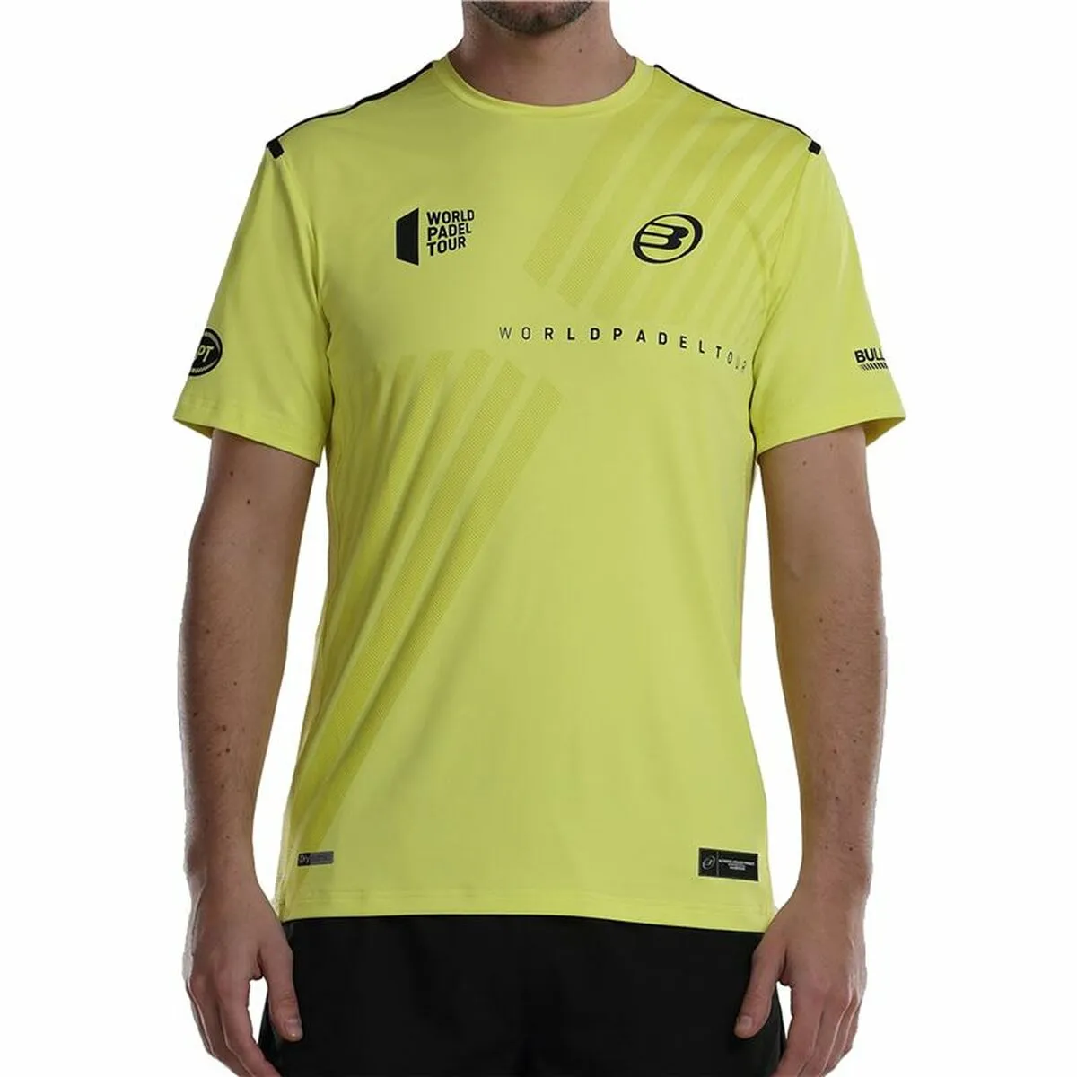 Maglia a Maniche Corte Uomo Bullpadel Logro Limone