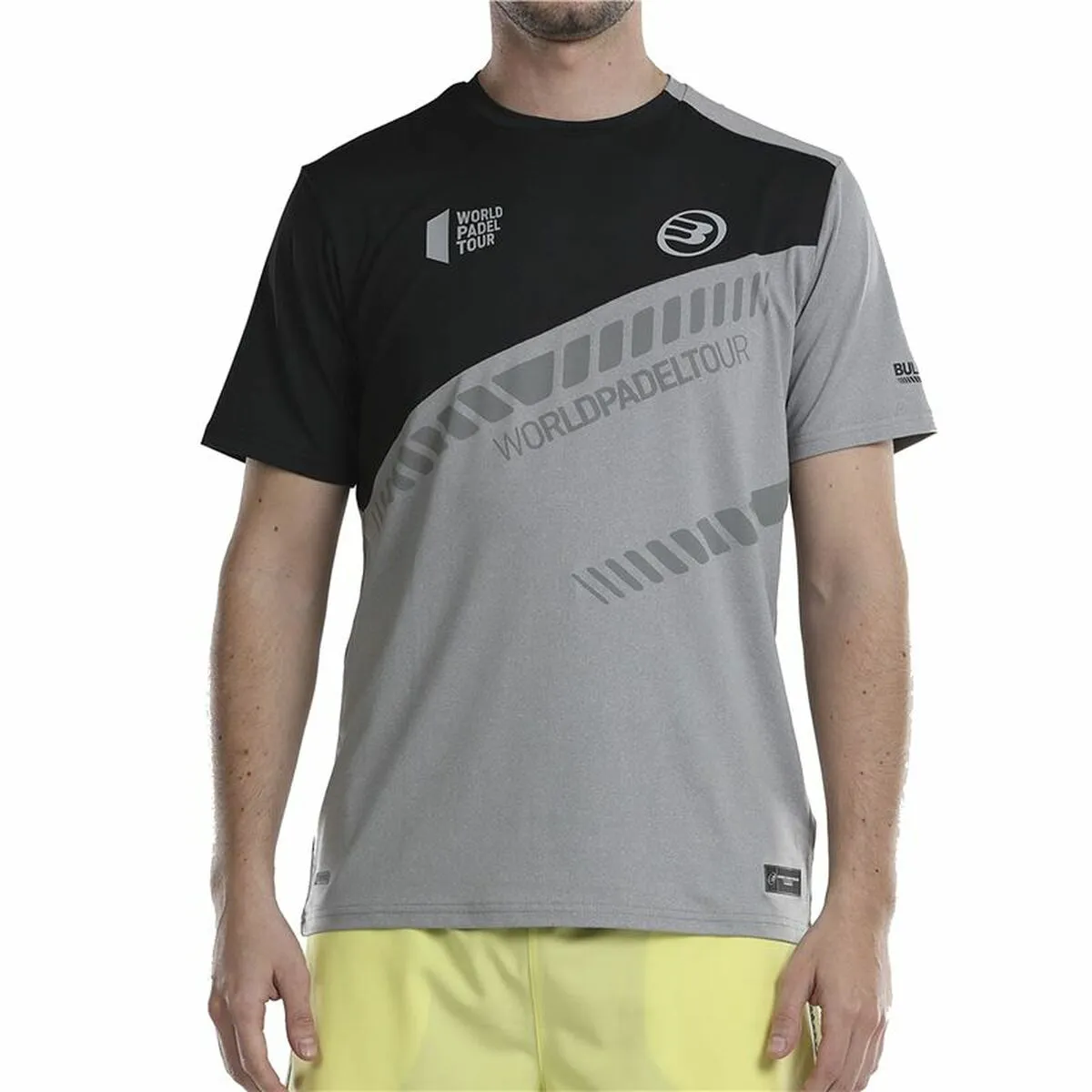 Maglia a Maniche Corte Uomo Bullpadel Lucio Grigio