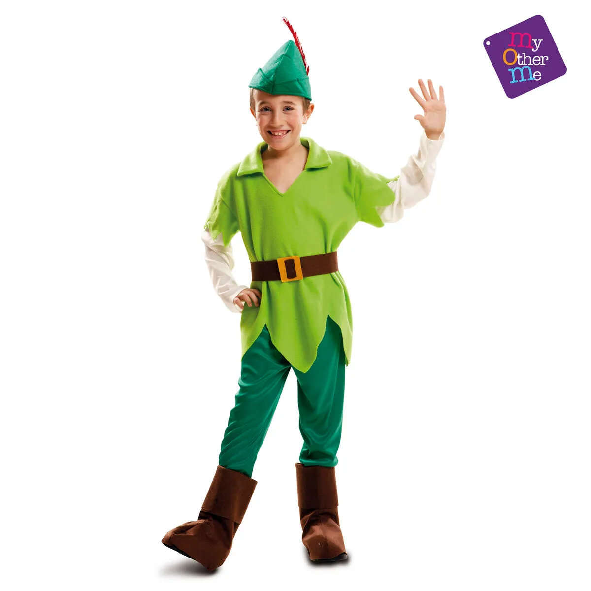 Costume per Bambini My Other Me Verde Peter Pan (5 Pezzi)