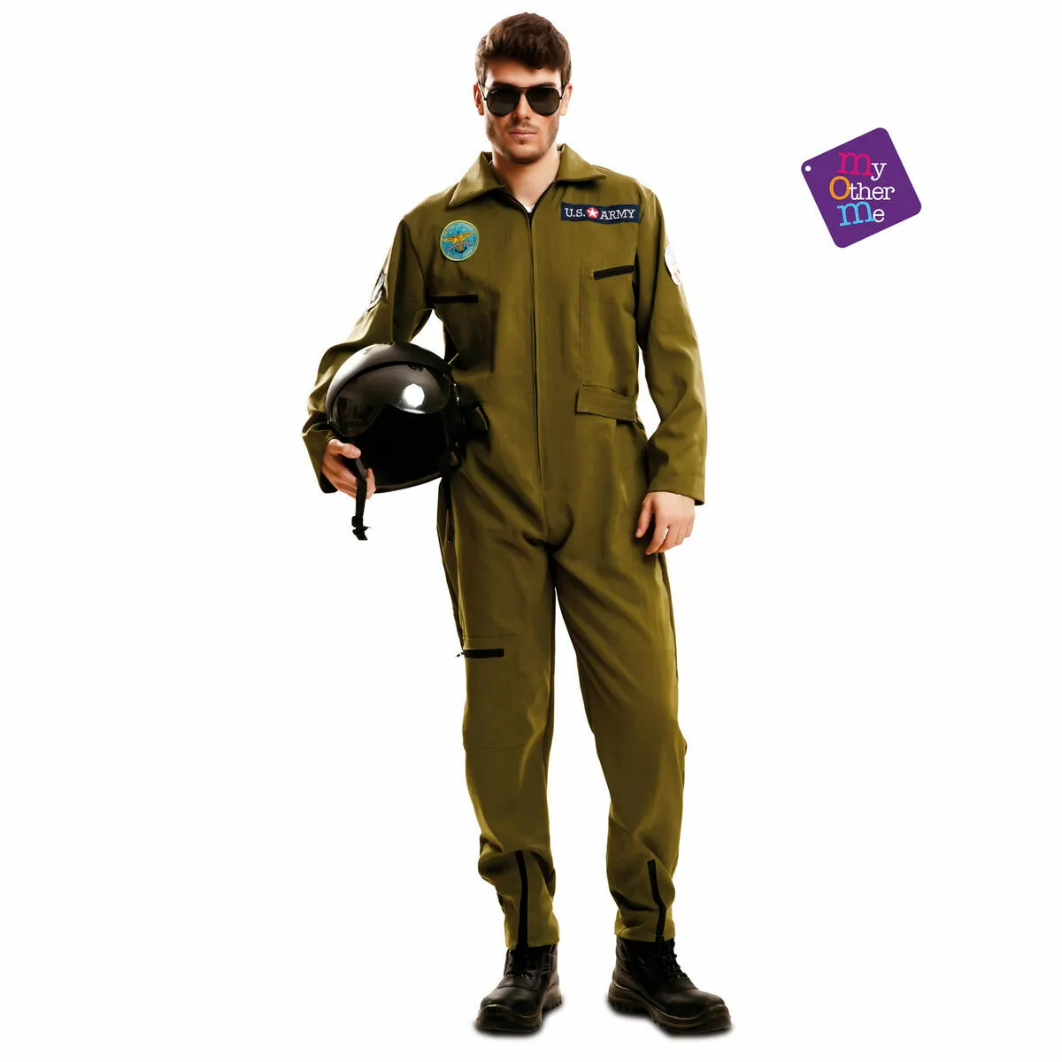 Costume per Adulti My Other Me Top Gun Pilota Aviazione