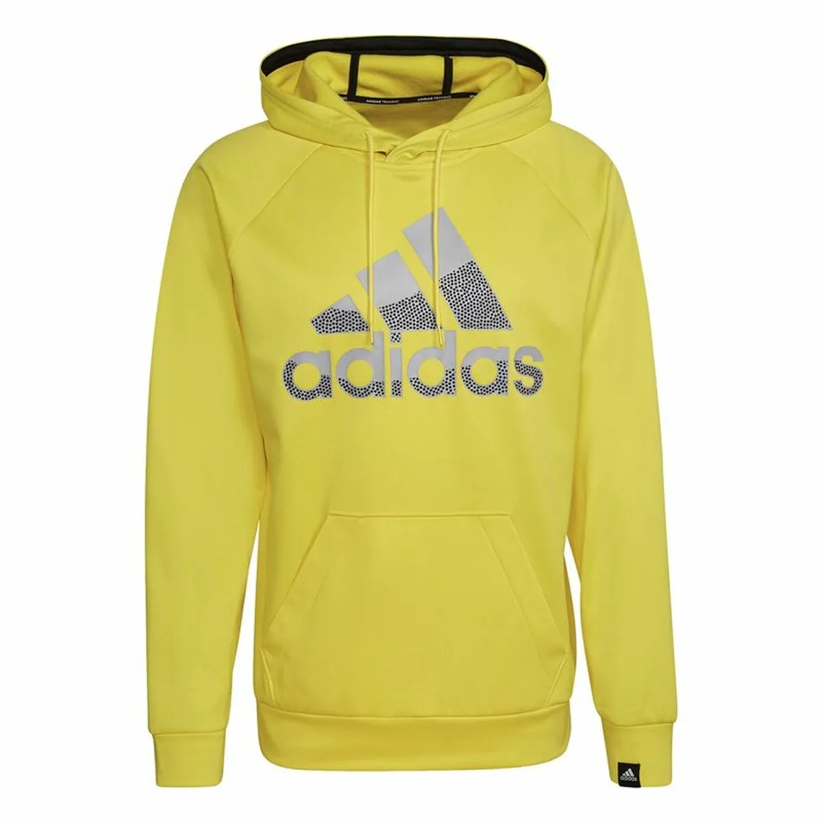 Felpa con Cappuccio Uomo Adidas  Game and Go Big Logo Giallo