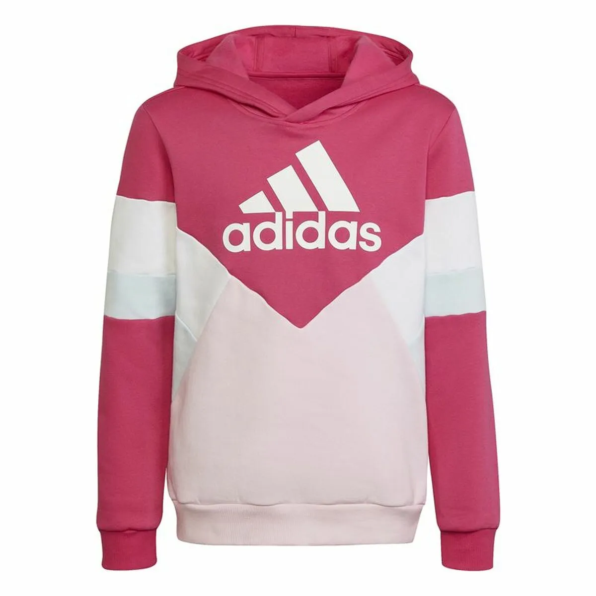 Felpa con Cappuccio da Bambina Adidas Colorblock