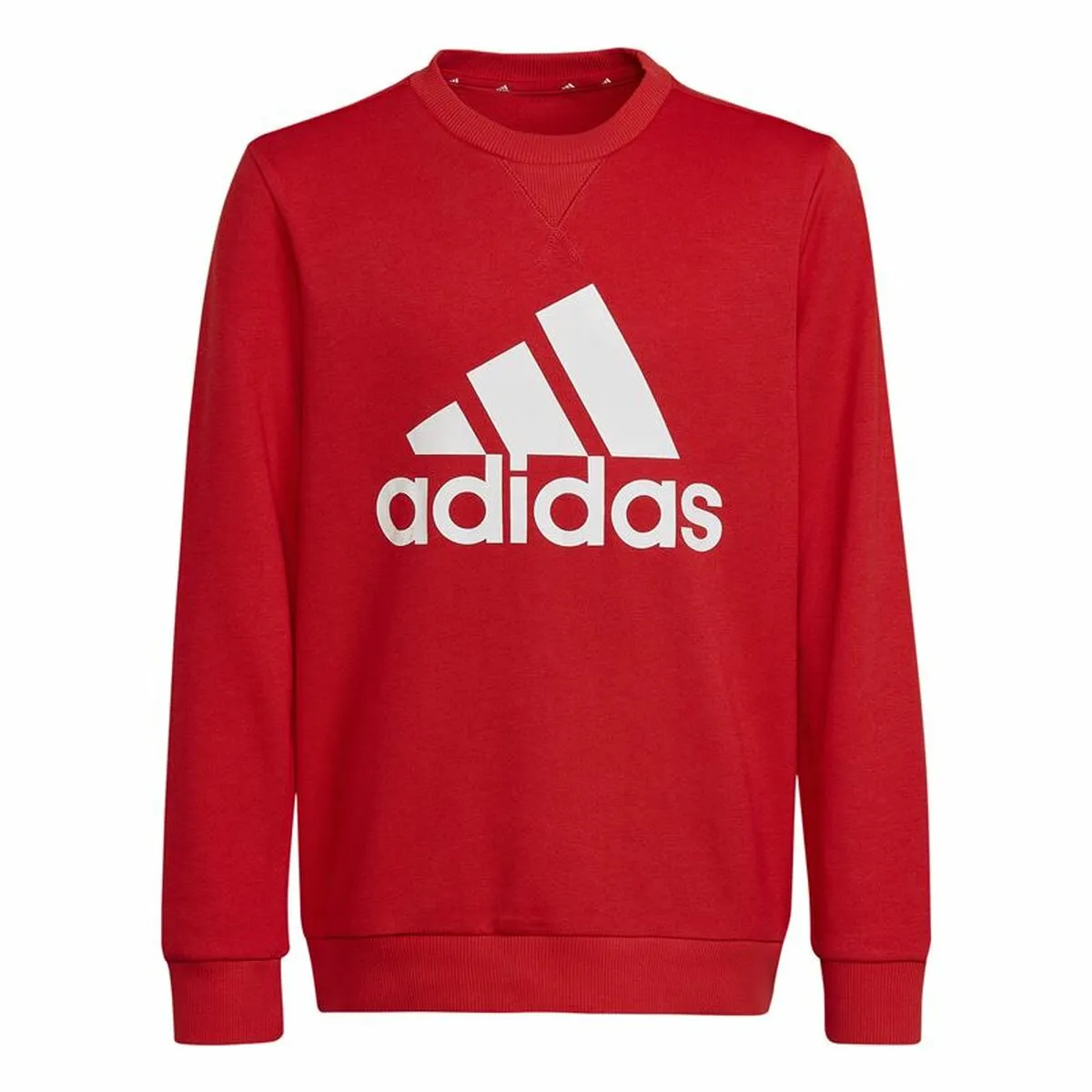 Felpa senza Cappuccio Bambino Adidas Essentials Rosso