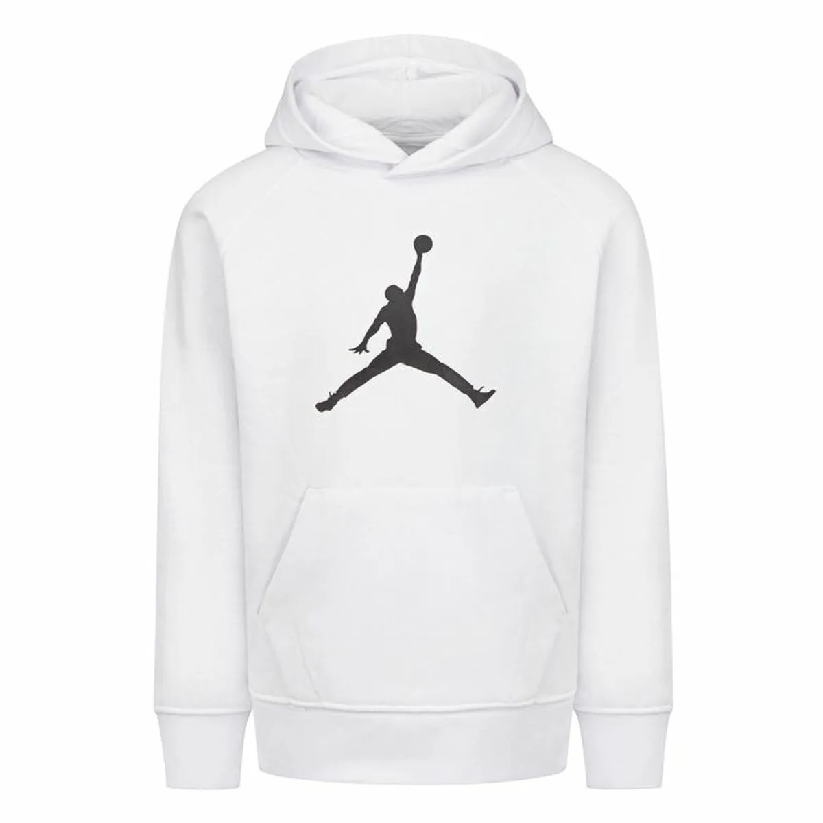 Felpa con Cappuccio Bambino Jordan Jordan Jumpman Logo Bianco