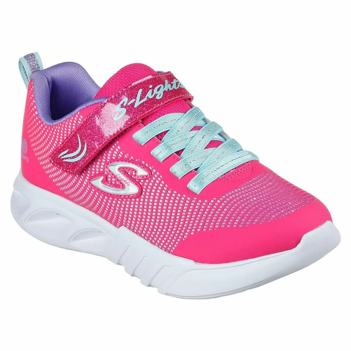 Scarpe Sportive per Bambini Skechers S Lights Flicker Flash Fucsia