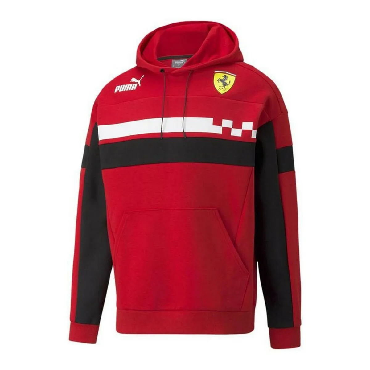 Felpa con Cappuccio Uomo Puma Race SDS Rosso