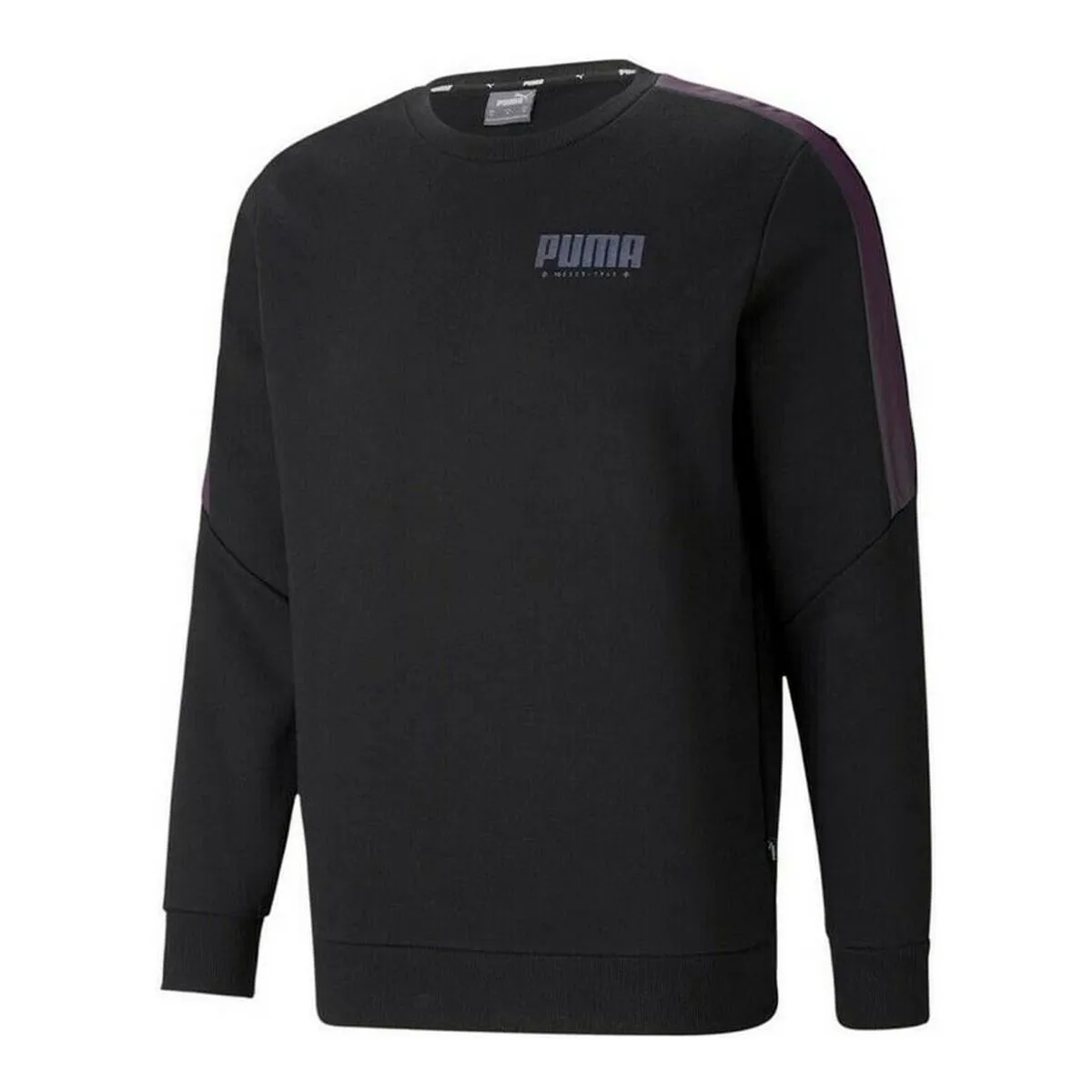 Felpa senza Cappuccio Uomo Puma Cyber Nero