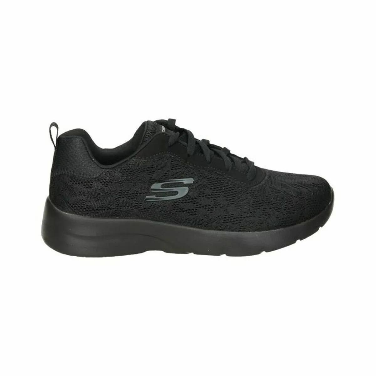 Scarpe Sportive da Donna Skechers Floral Mesh Lace Up W Nero