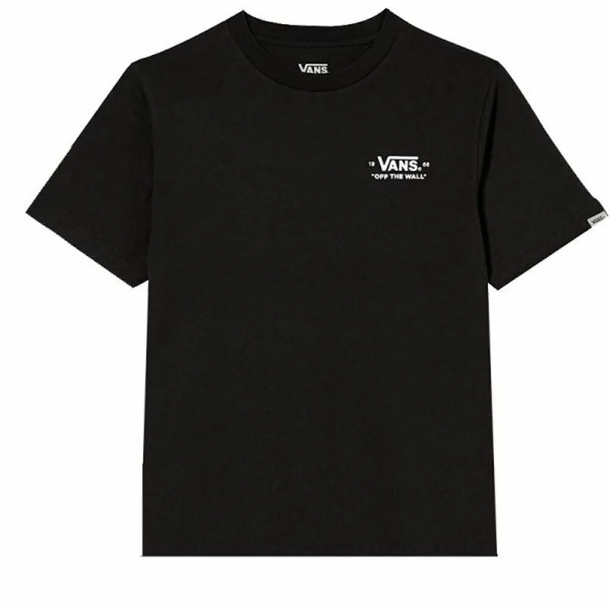 Maglia a Maniche Corte per Bambini Vans Mini Scrip Nero