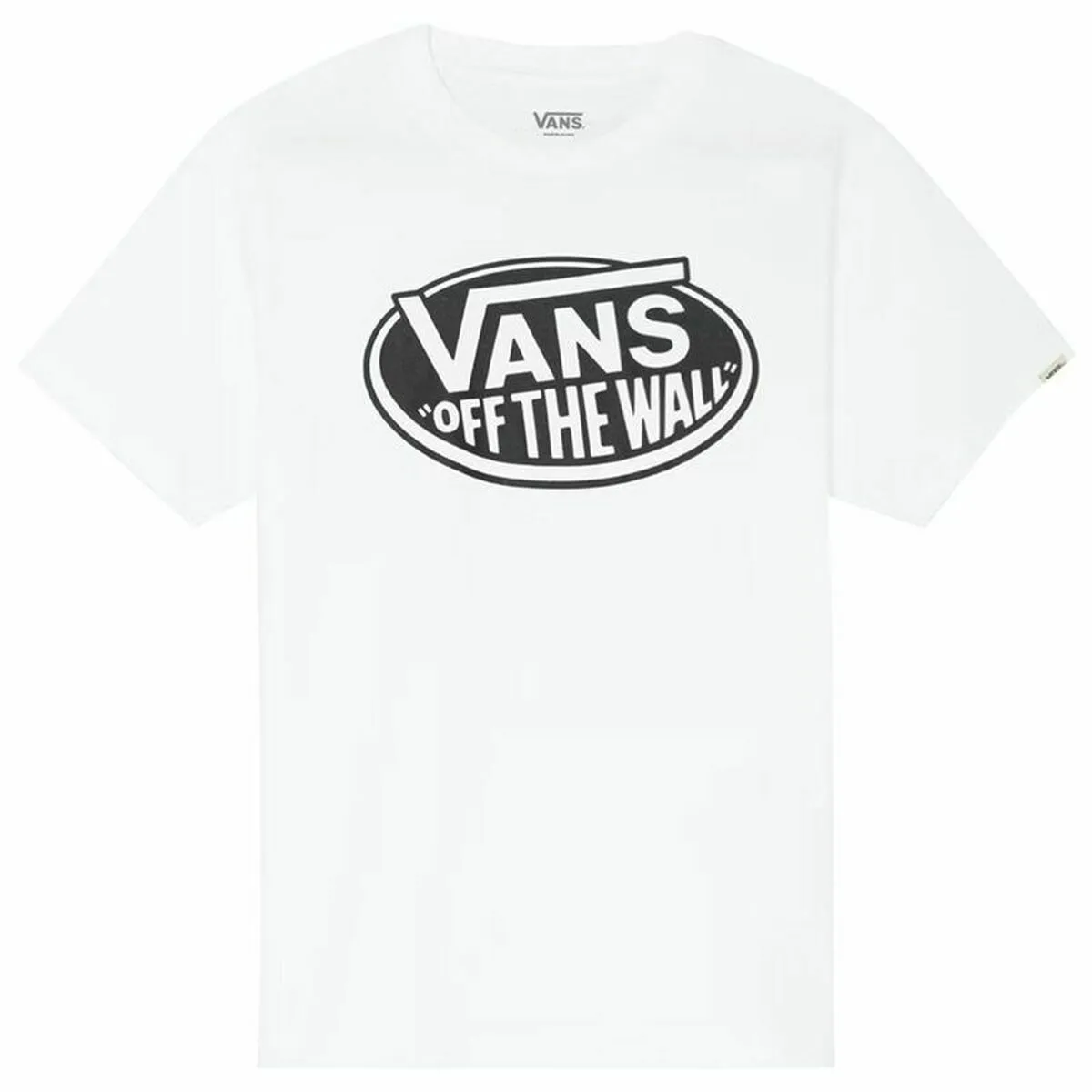 Maglia a Maniche Corte per Bambini Vans Classic OTW Bianco