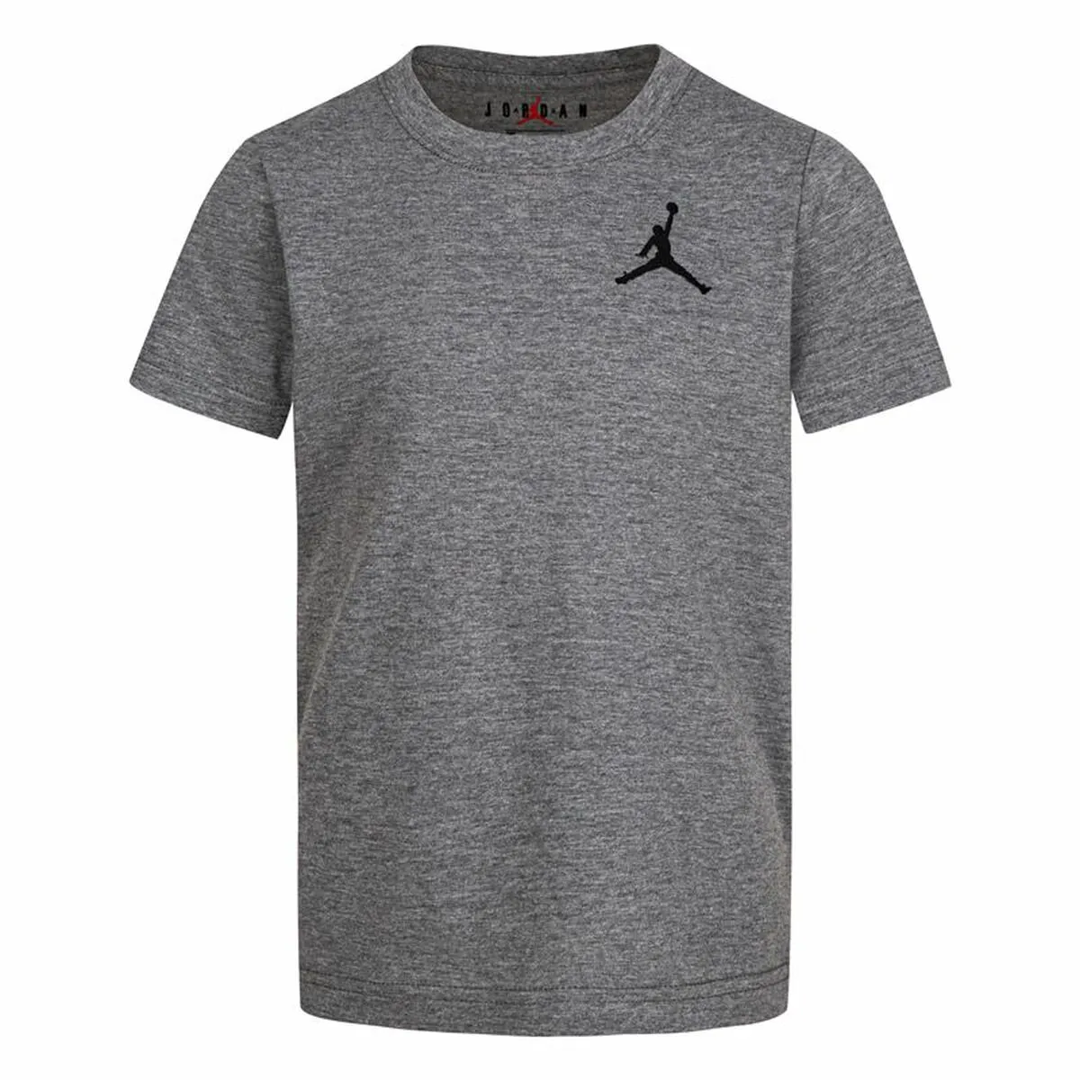 Maglia a Maniche Corte per Bambini Nike Jordan Jumpamn Air EMB Grigio scuro