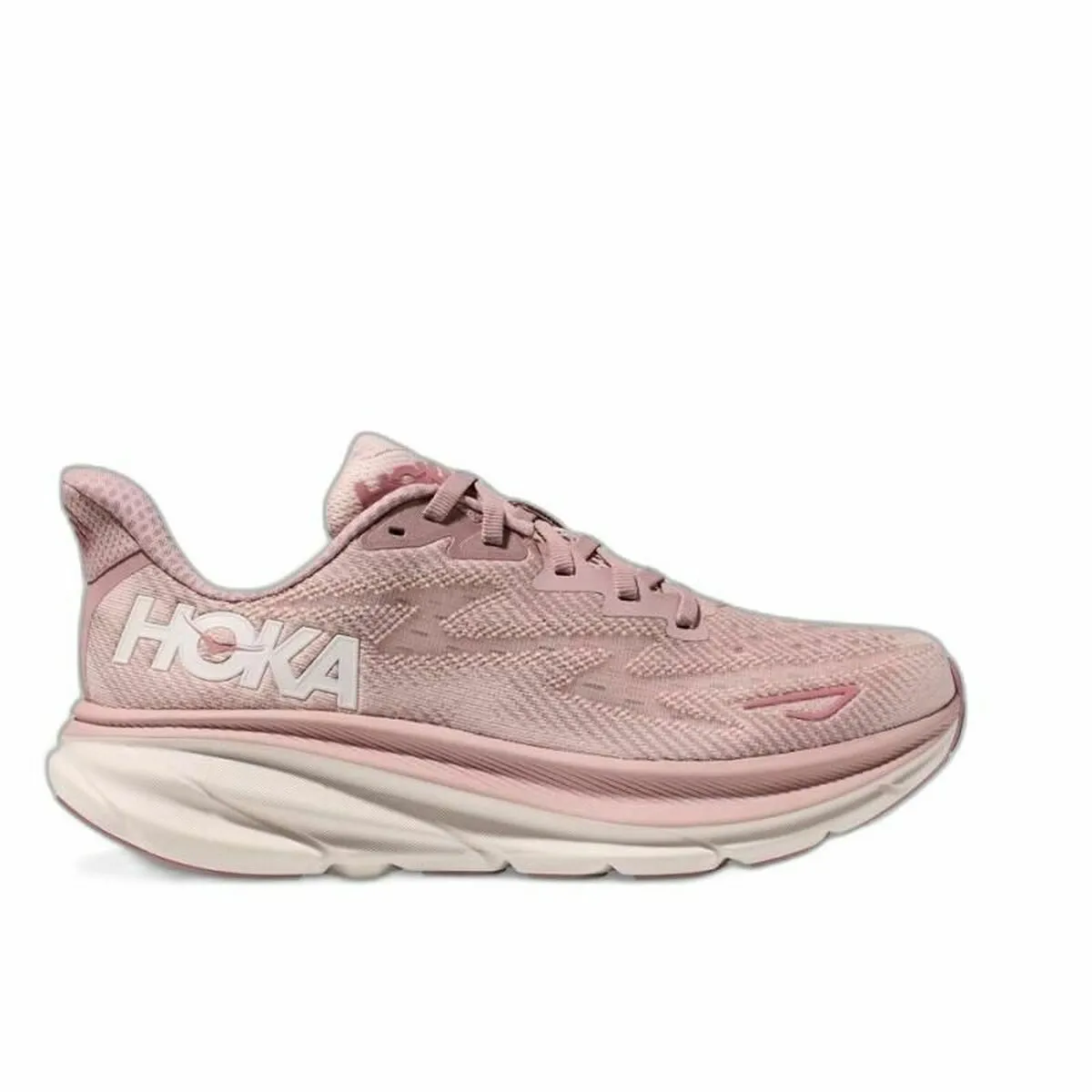 Scarpe da Running per Adulti HOKA Clifton 9 Salmone Donna