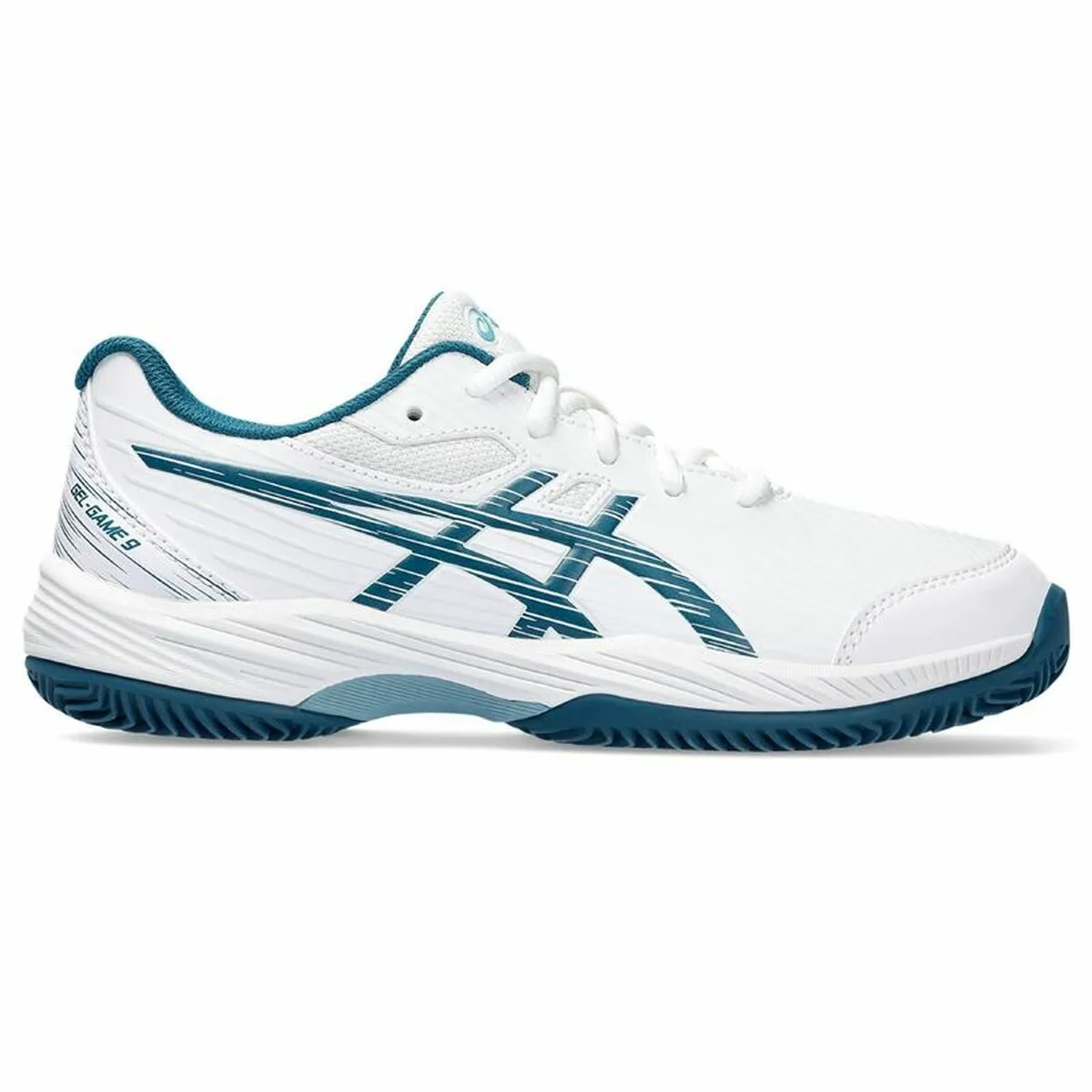 Scarpe da Tennis da Bambino Asics Gel-Game 9 Gs Bianco