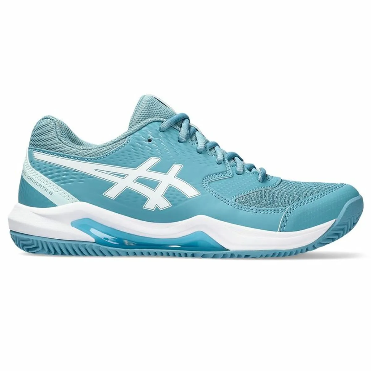 Scarpe da Tennis da Donna Asics Gel-Dedicate 8 Clay Azzurro Chiaro