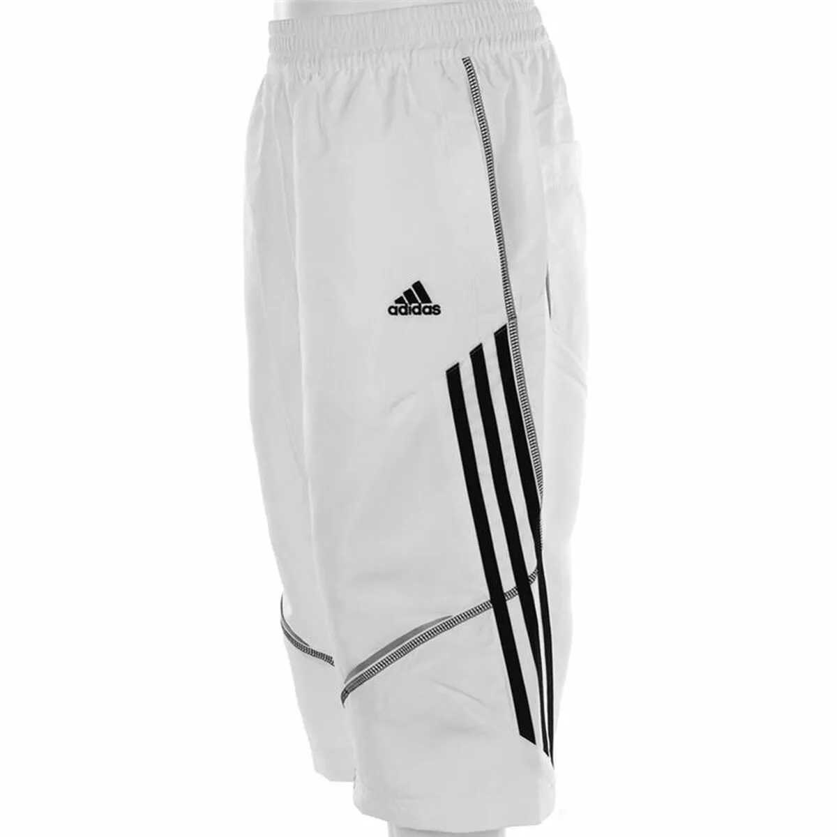 Pantalone Sportivo per Bambini Adidas 3/4 Bianco