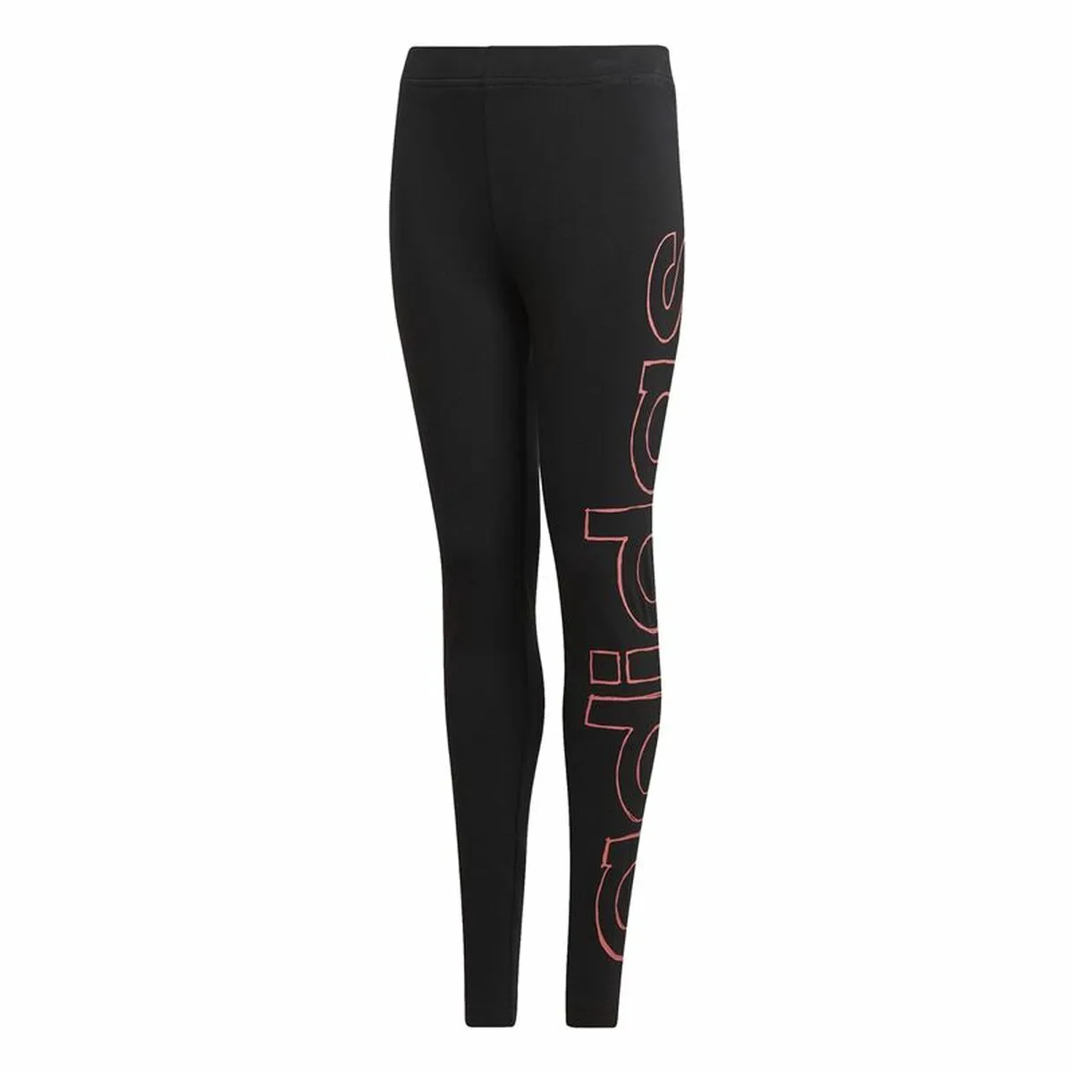 Leggings Sportivi per Bambini Adidas Essentials Linear Nero