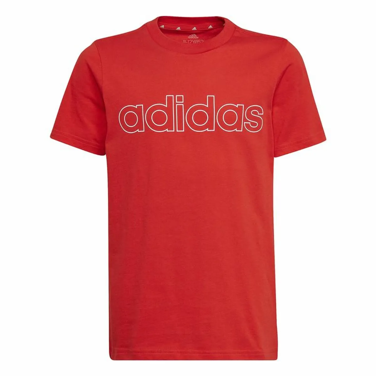 Maglia a Maniche Corte per Bambini Adidas Essentials  Rosso