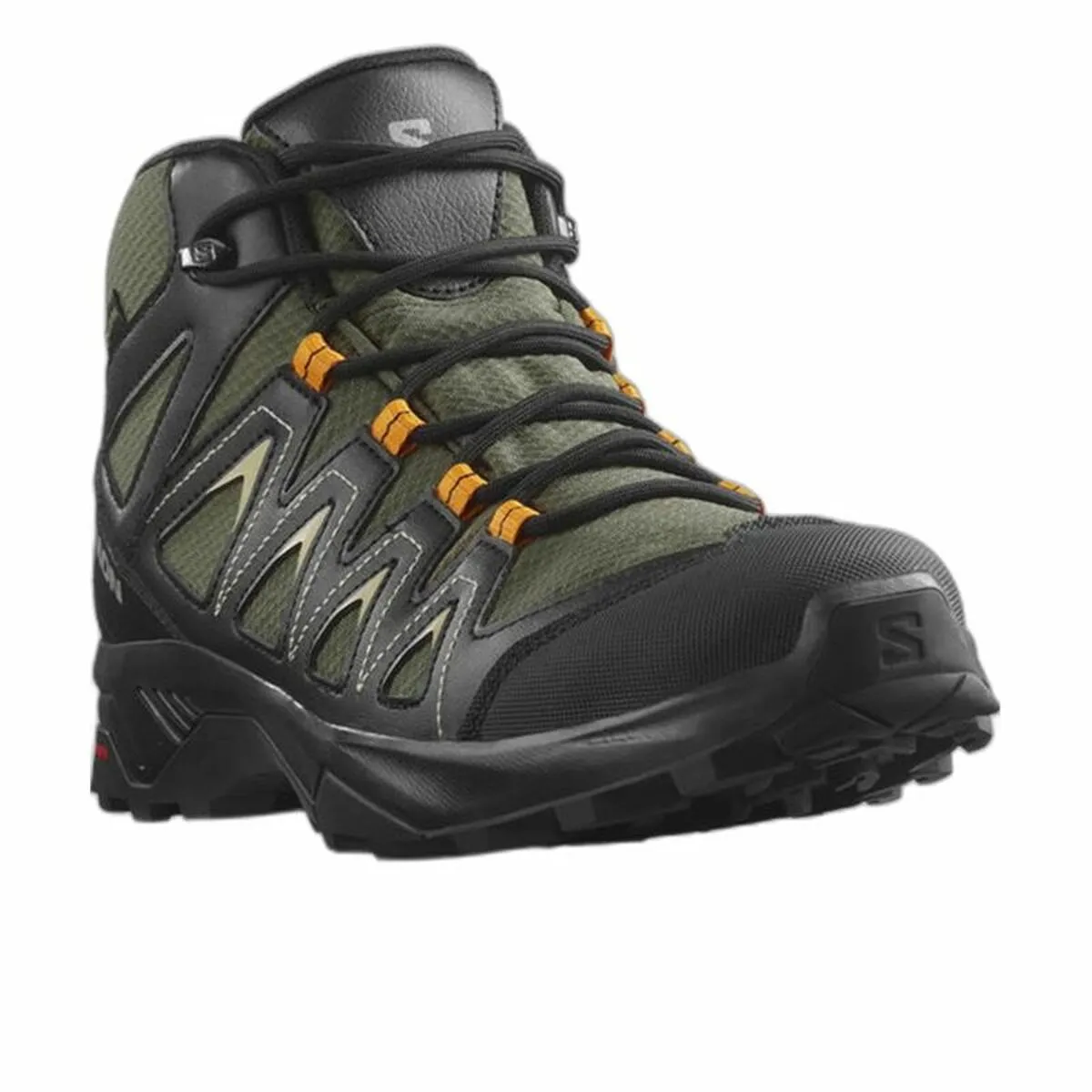 Stivali da Montagna Salomon X Braze Mid Gore-Tex Verde Multicolore