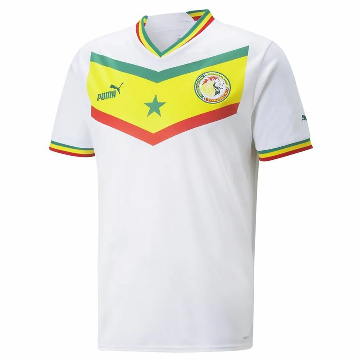 Maglia da Calcio a Maniche Corte Uomo Puma Senegal Bianco