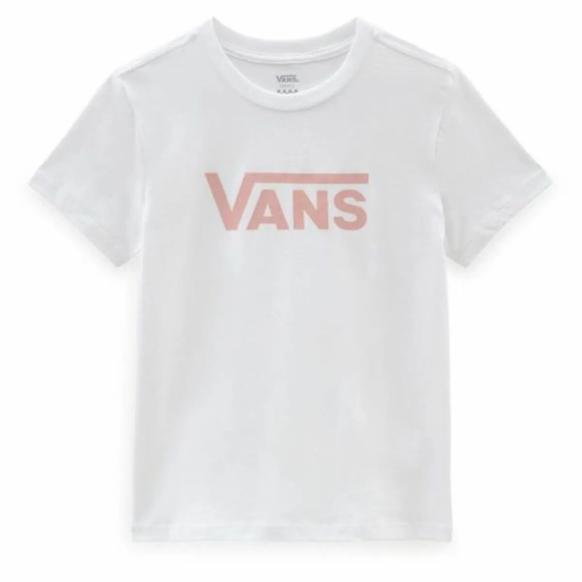 Maglia a Maniche Corte Donna Vans  Drop Bianco