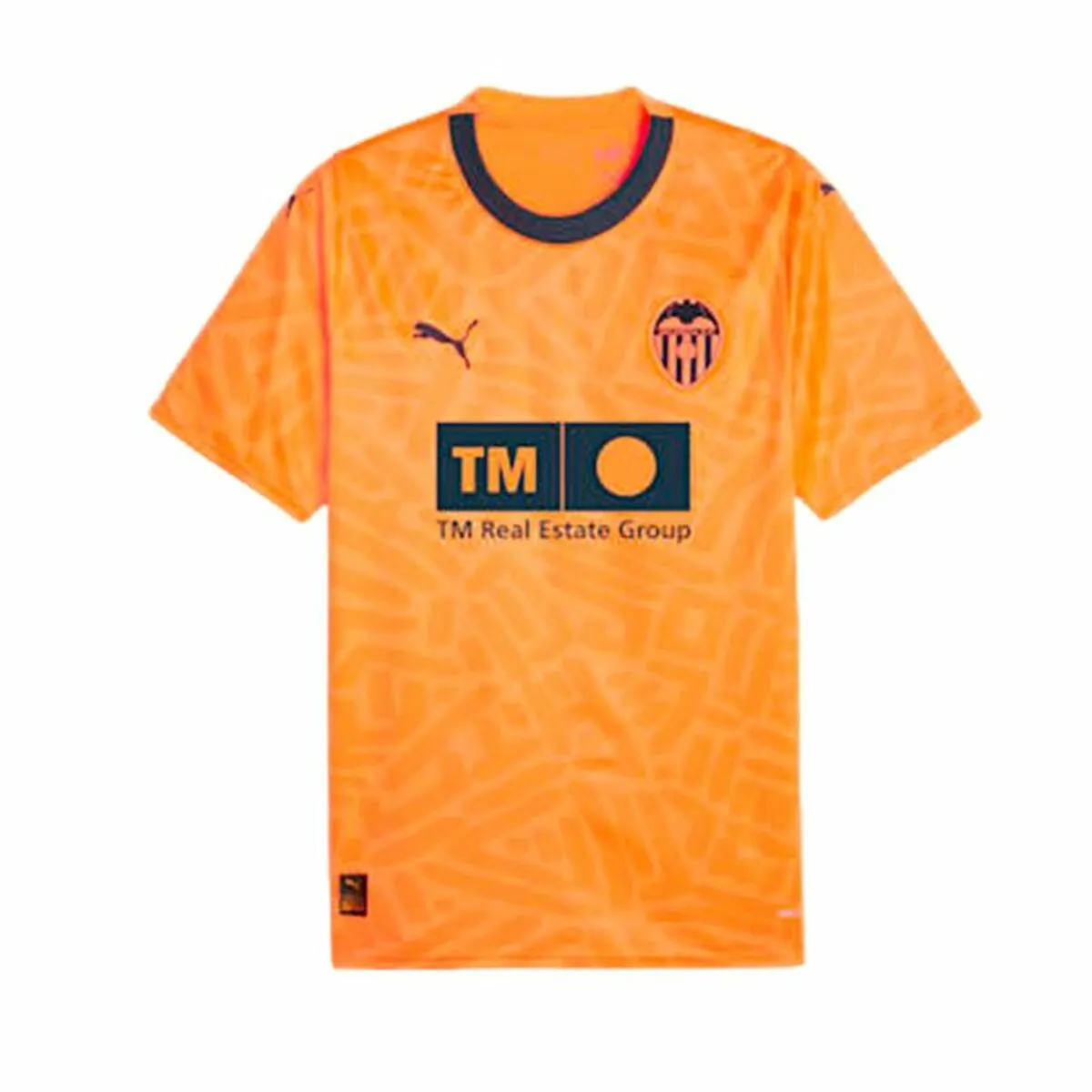 Maglia da Calcio a Maniche Corte Uomo Puma Valencia CF 3rd Kit 23/24 Arancio