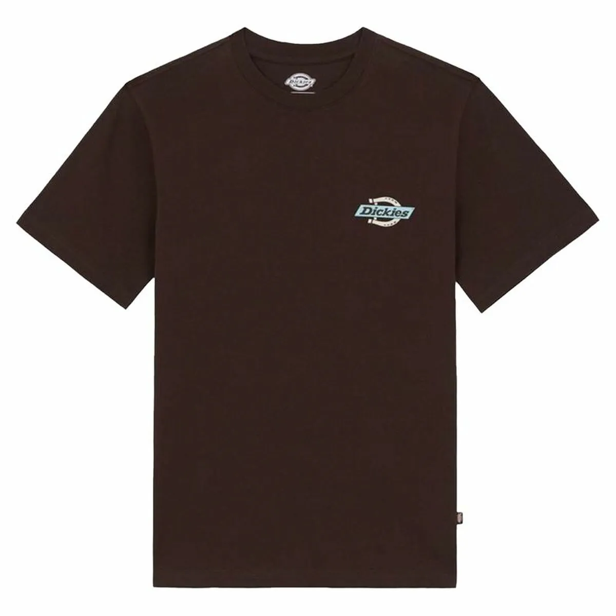 Maglia a Maniche Corte Uomo Dickies Ss Ruston Marrone