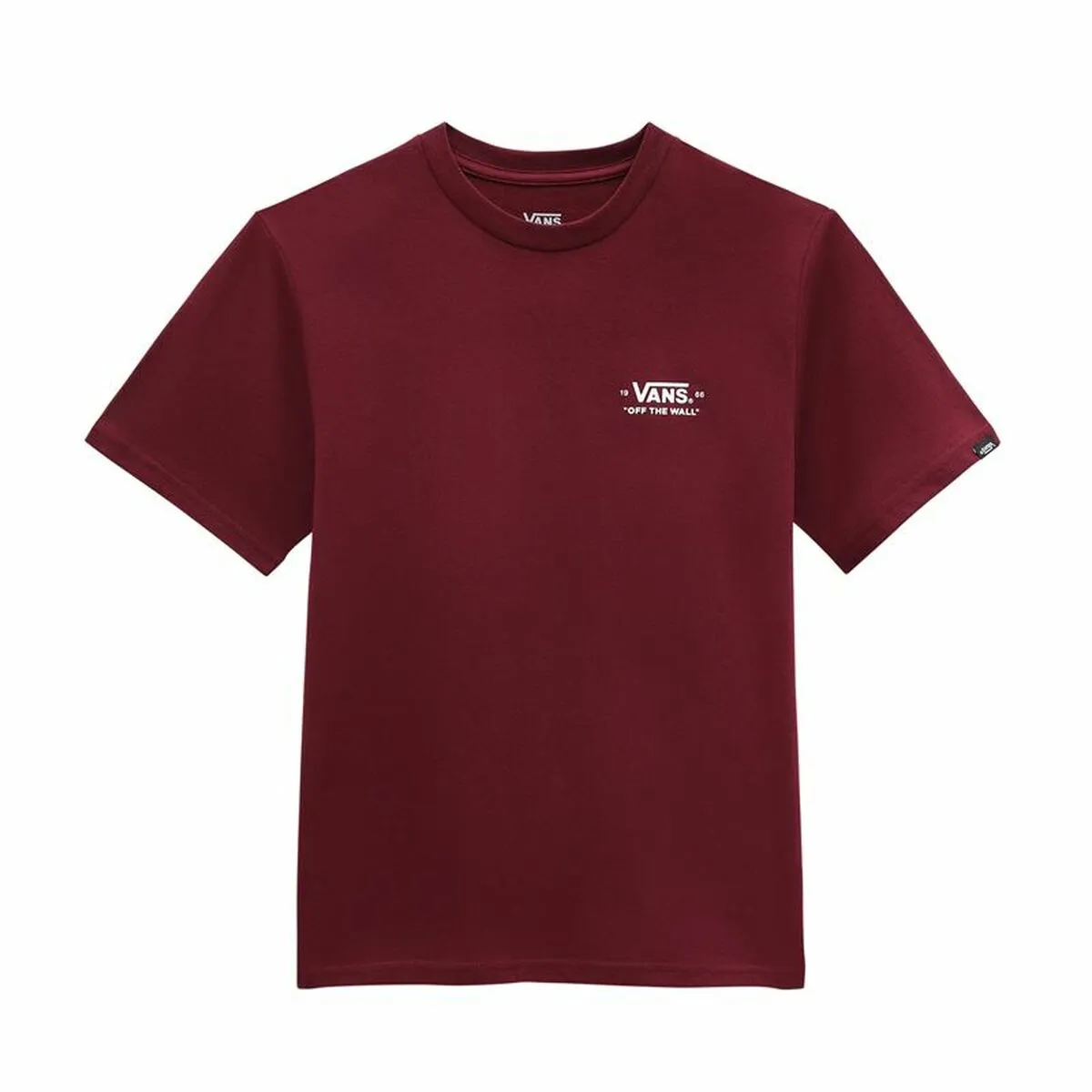 Maglia a Maniche Corte per Bambini Vans Essentials Rosso Scuro