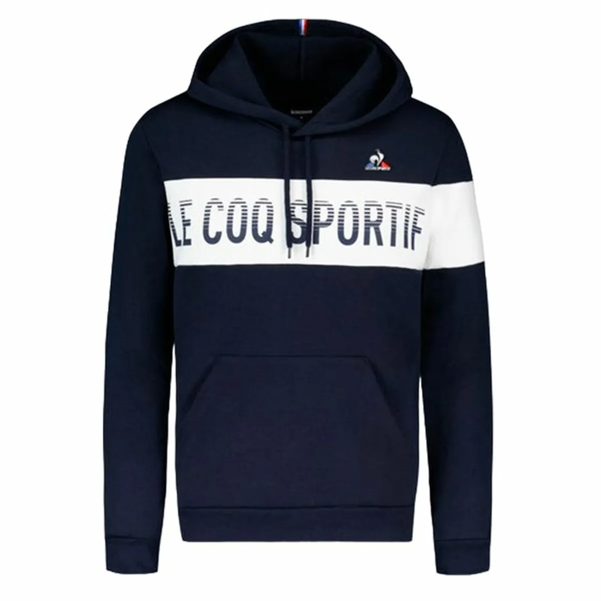 Felpa con Cappuccio Unisex Le coq sportif BAH Hoody N°1 Blu Marino