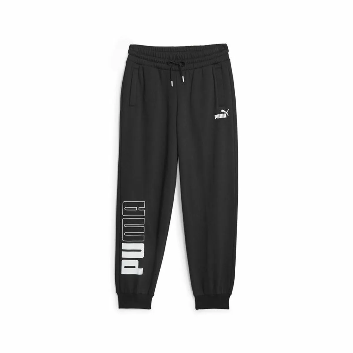 Pantalone Lungo Sportivo Puma Power Colorblock  Nero Donna