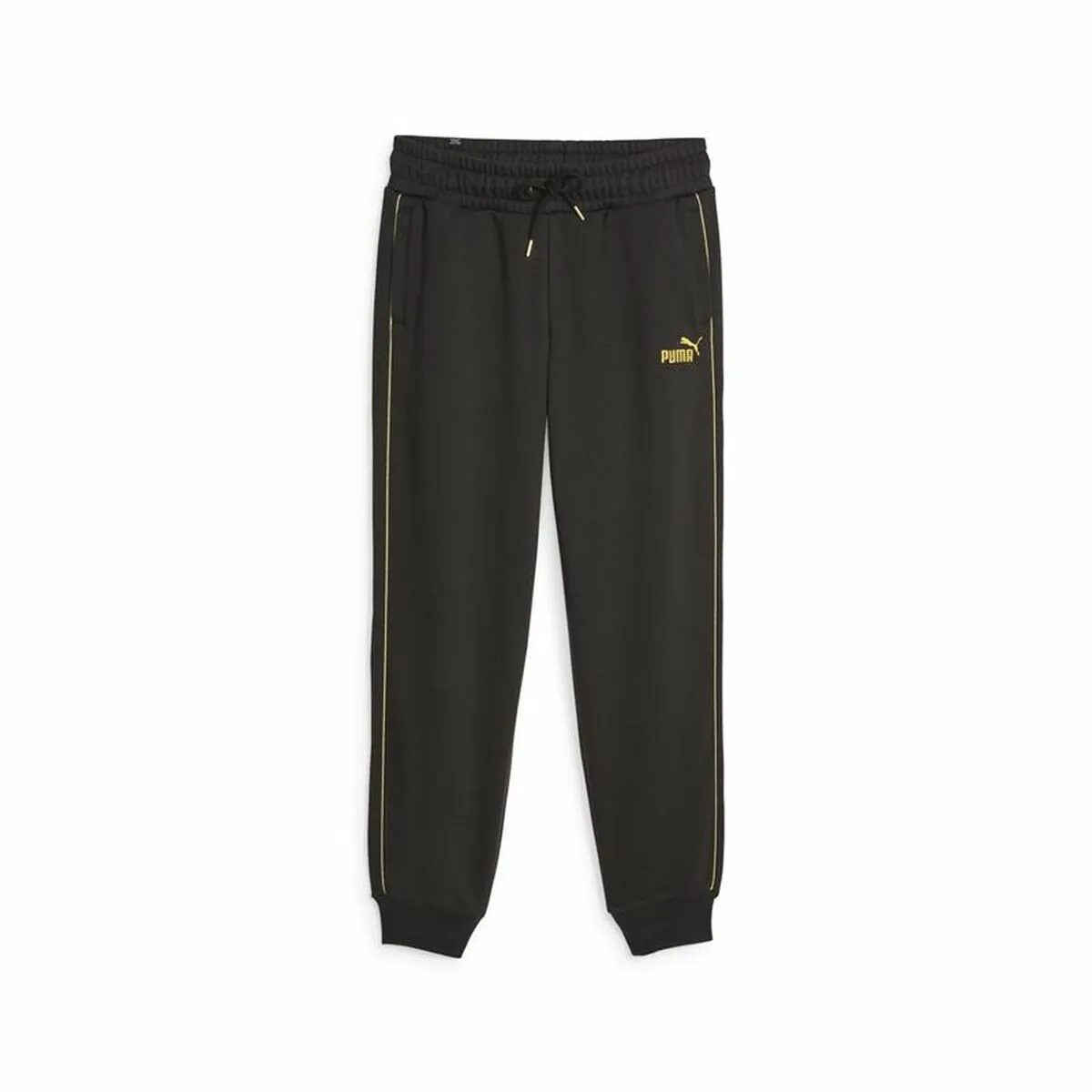 Pantalone Lungo Sportivo Puma Ess+ Minimal Gold Nero Donna