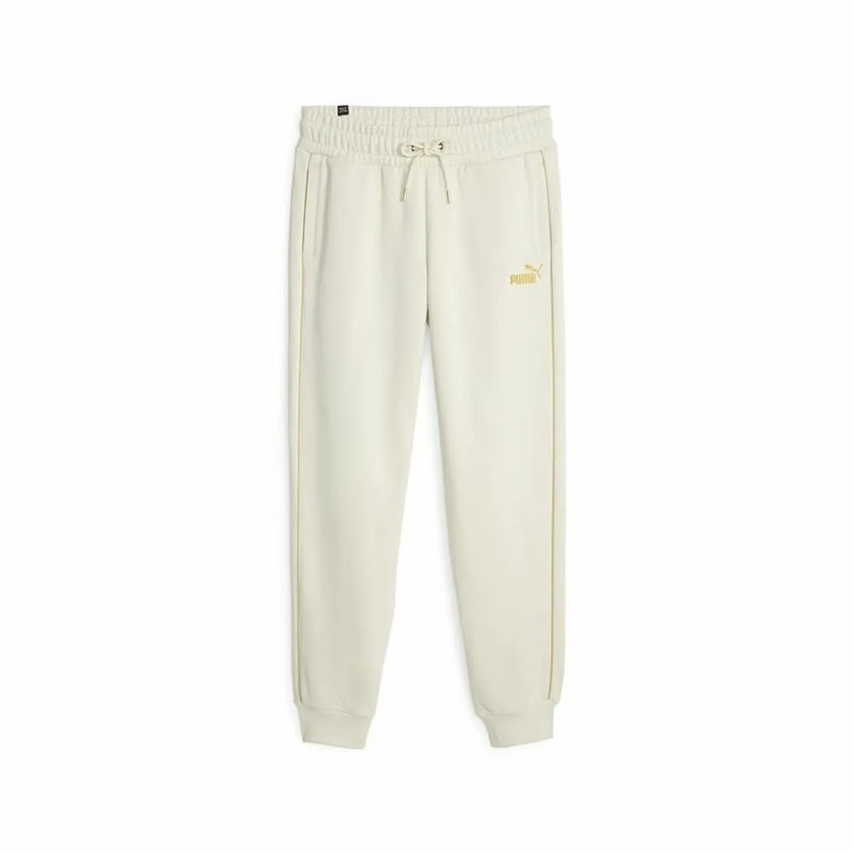 Pantalone Lungo Sportivo Puma Ess+ Minimal Gold Beige Donna