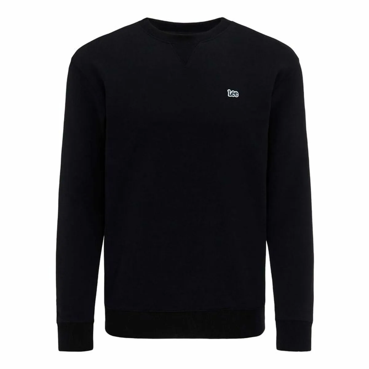 Felpa senza Cappuccio Uomo Lee Plain Crew Nero