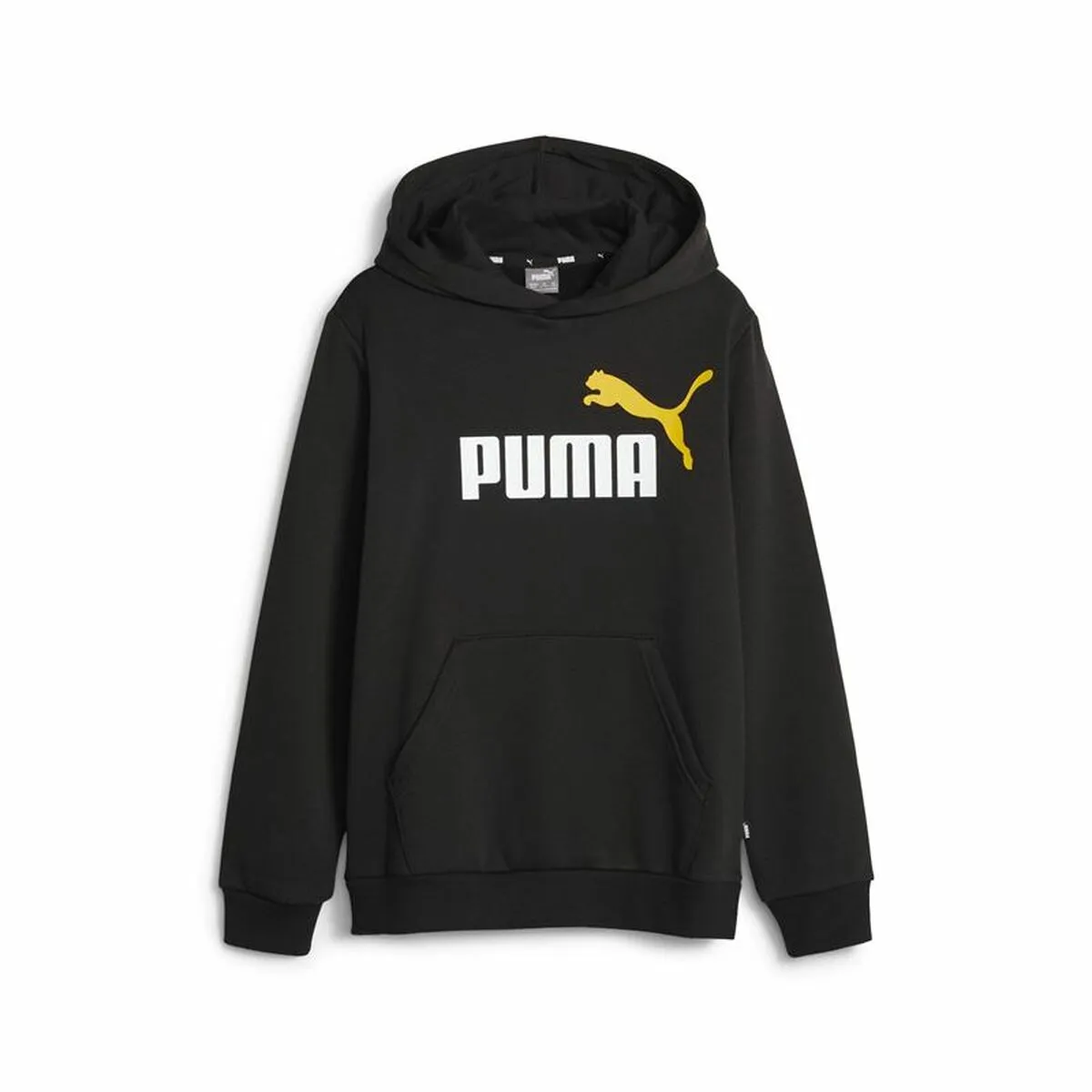 Felpa per Bambini Puma Ess+ 2 Col Big Logo Nero