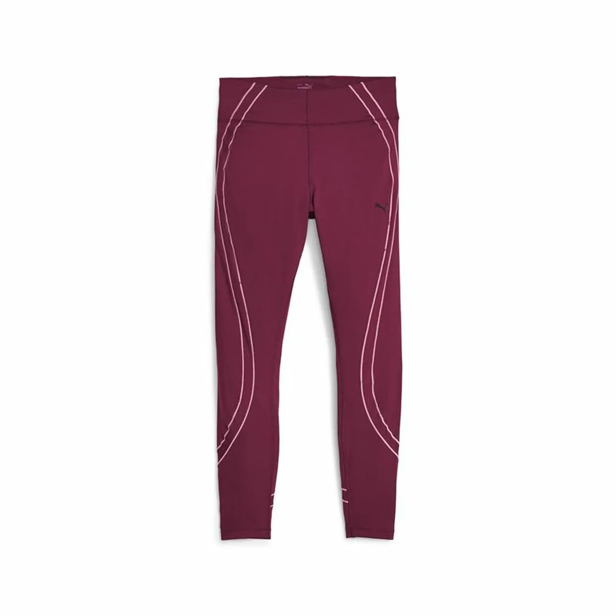 Leggings Sportivo da Donna Puma Studio Ultrabare Rosso Scuro