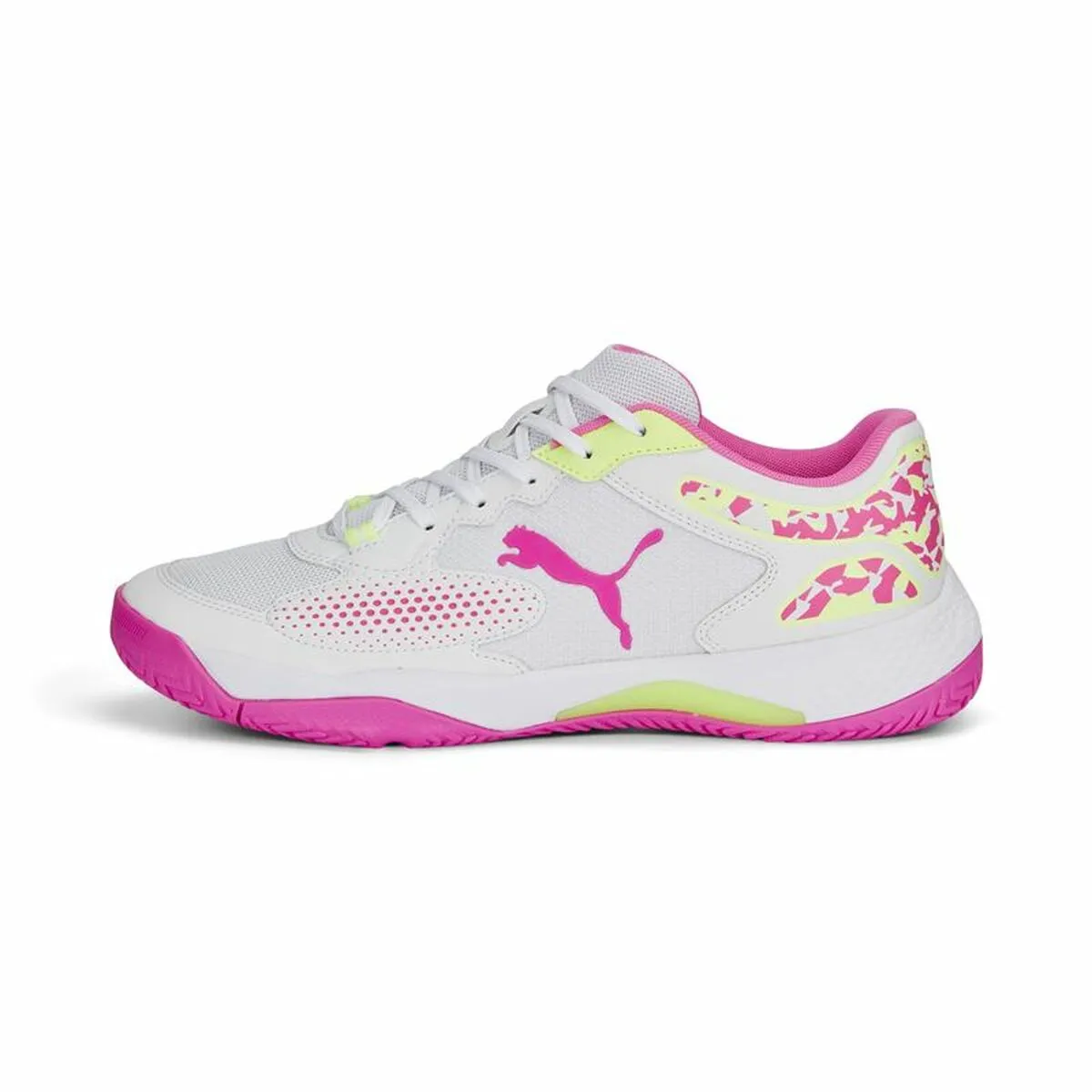 Scarpe da Padel per Adulti Puma Solarcourt RCT Bianco Rosa