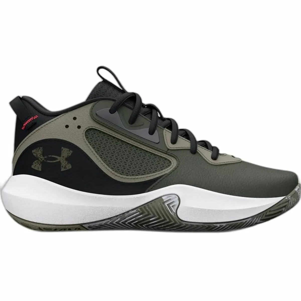 Scarpe da Basket per Adulti Under Armour  Lockdown 6 Oliva