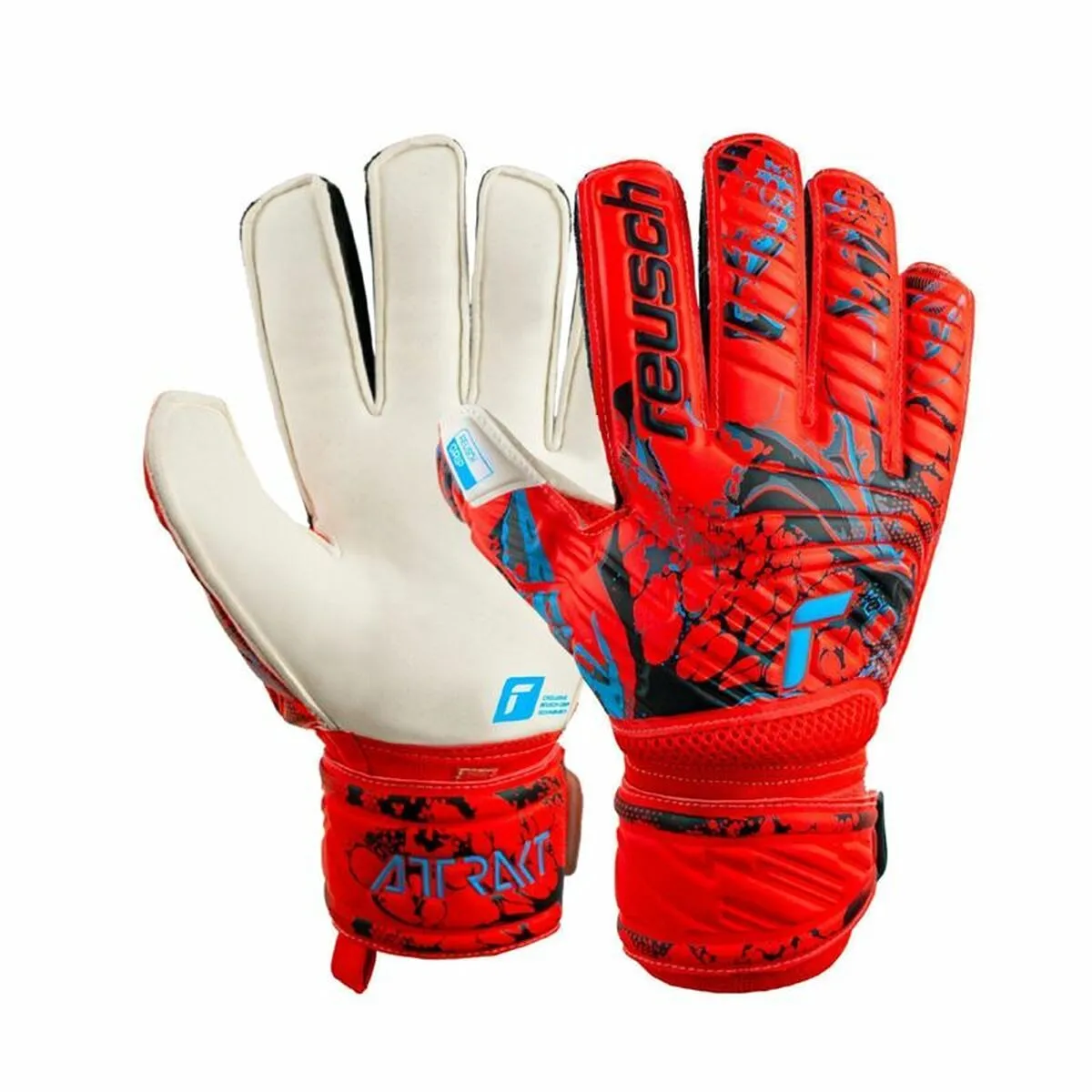 Guanti da Portiere Reusch Attrakt Grip Rosso Adulti