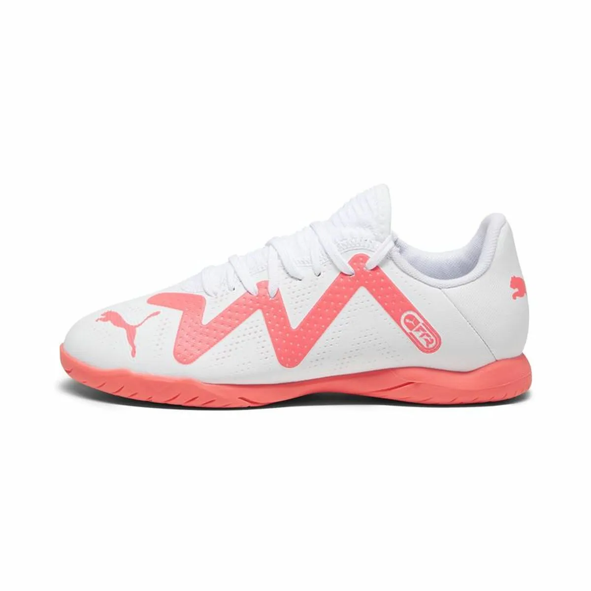 Scarpe da Calcio per Bambini Puma Future Play It Bianco Rosa